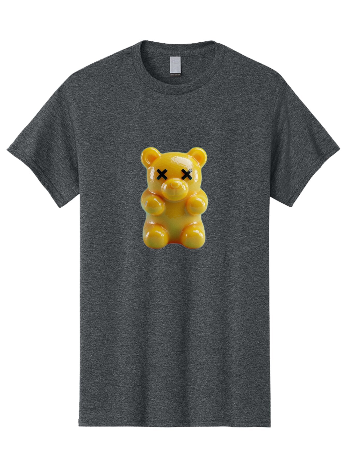 X-Eyes-Gummy-Bear Men'S Graphic Tee, 100% Cotton, Comfortable Casual Summer Wear, Machine Washable, Vintage Camera, Old Camera, Antique Camera, Black Camera, Classic Photography, Photography Equipment, Nostalgic Device, Film Camera, Camera Art Ban995