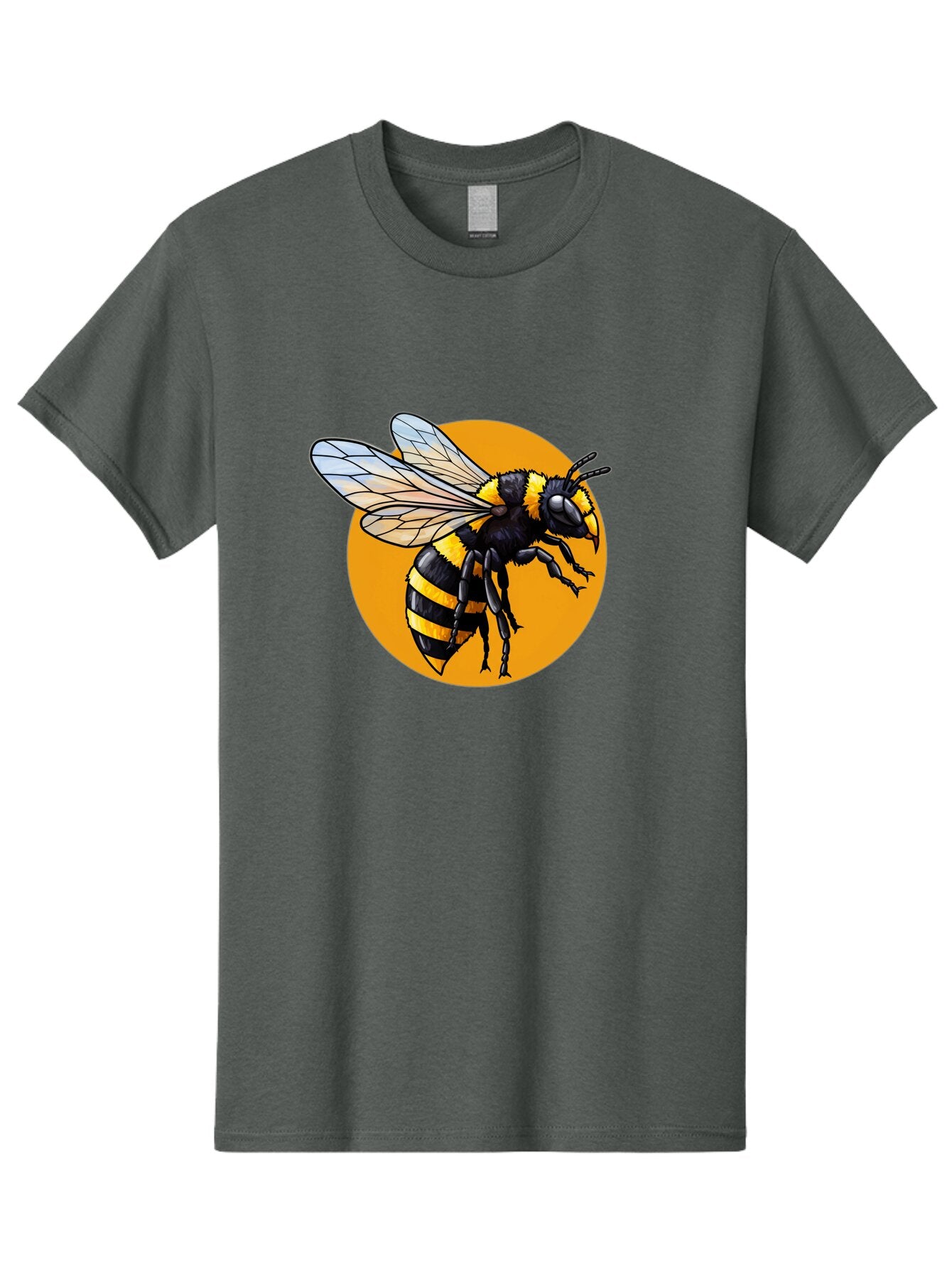 Yellow-And-Black-Bee Men'S Graphic Tee, 100% Cotton, Comfortable Casual Summer Wear, Machine Washable, Vintage Camera, Old Camera, Antique Camera, Black Camera, Classic Photography, Photography Equipment, Nostalgic Device, Film Camera, Ban997