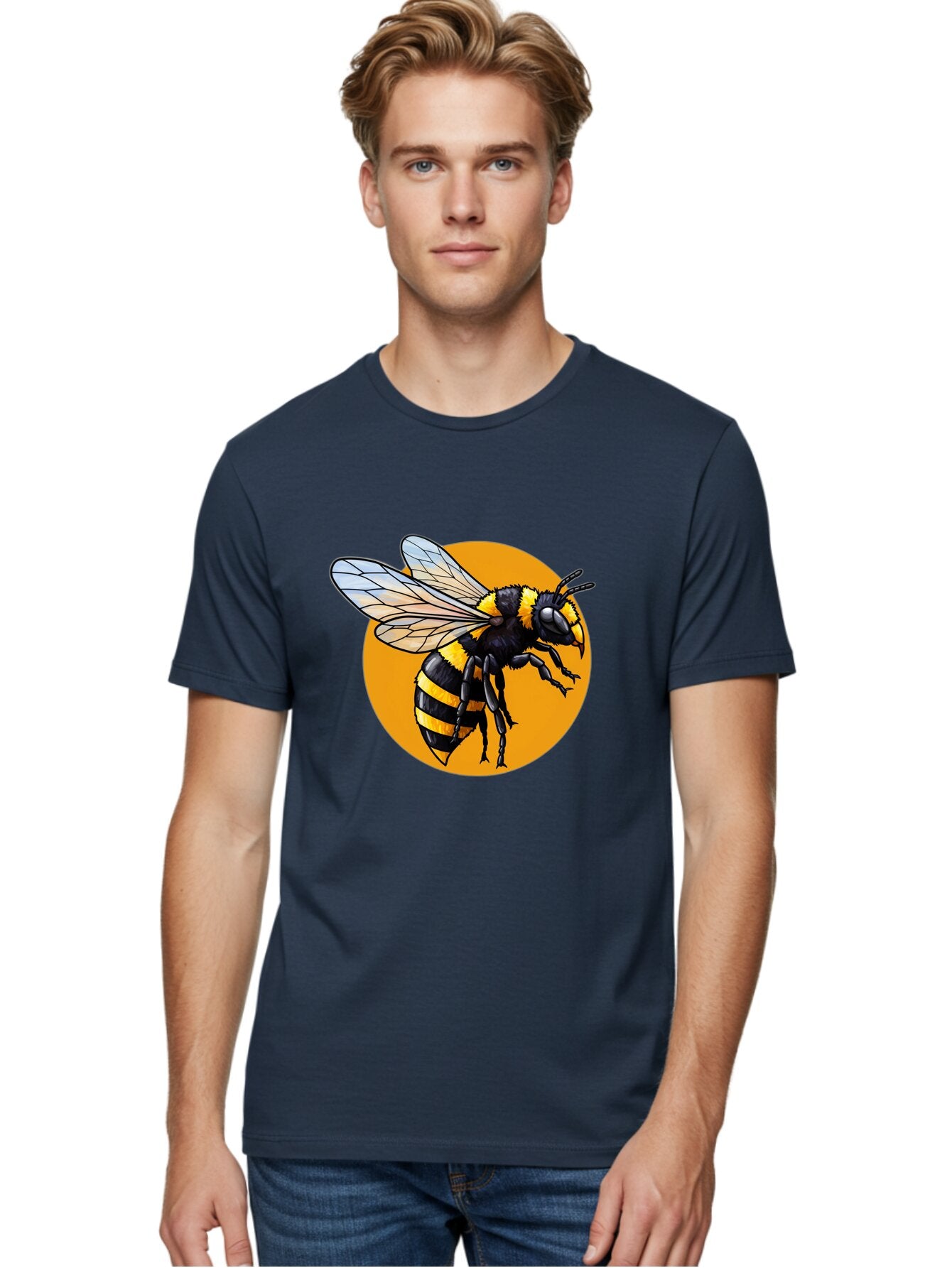 Yellow-And-Black-Bee Men'S Graphic Tee, 100% Cotton, Comfortable Casual Summer Wear, Machine Washable, Vintage Camera, Old Camera, Antique Camera, Black Camera, Classic Photography, Photography Equipment, Nostalgic Device, Film Camera, Ban997 28