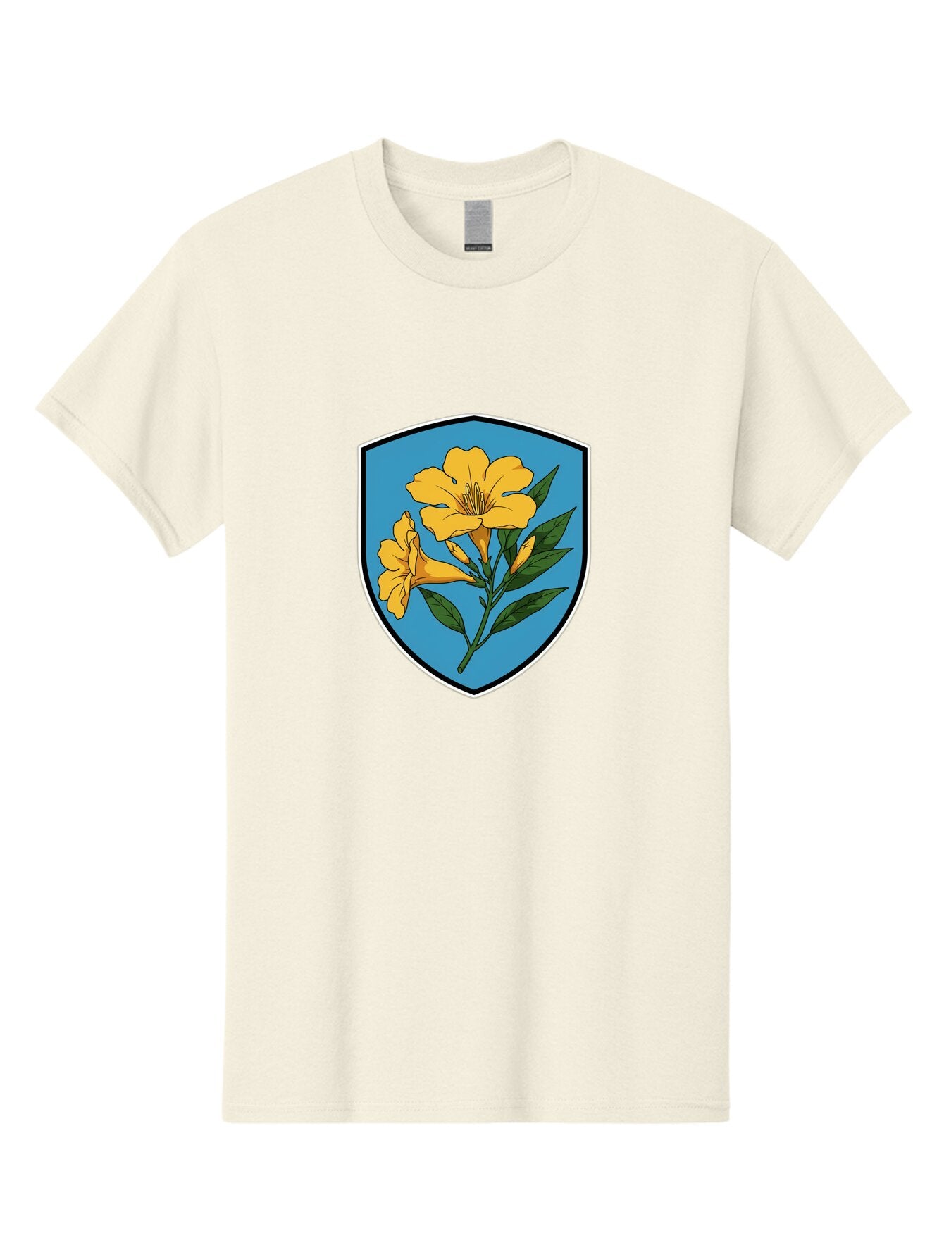 Yellow-Flowers-Shield Men'S Graphic Tee, 100% Cotton, Comfortable Casual Summer Wear, Machine Washable, Vintage Camera, Old Camera, Antique Camera, Black Camera, Classic Photography, Photography Equipment, Nostalgic Device, Film Camera, Ban998 11