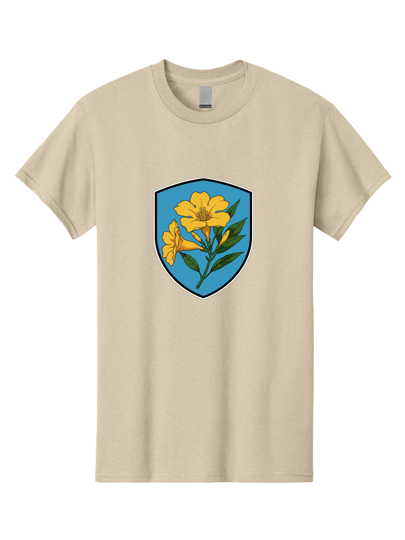 Yellow-Flowers-Shield Men'S Graphic Tee, 100% Cotton, Comfortable Casual Summer Wear, Machine Washable, Vintage Camera, Old Camera, Antique Camera, Black Camera, Classic Photography, Photography Equipment, Nostalgic Device, Film Camera, Ban998 13