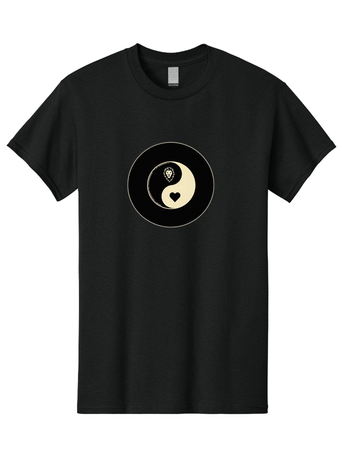 Yin-Yang-Heart-Lion Men'S Graphic Tee, 100% Cotton, Comfortable Casual Summer Wear, Machine Washable, Vintage Camera, Old Camera, Antique Camera, Black Camera, Classic Photography, Photography Equipment, Nostalgic Device, Film Camera, Bao001