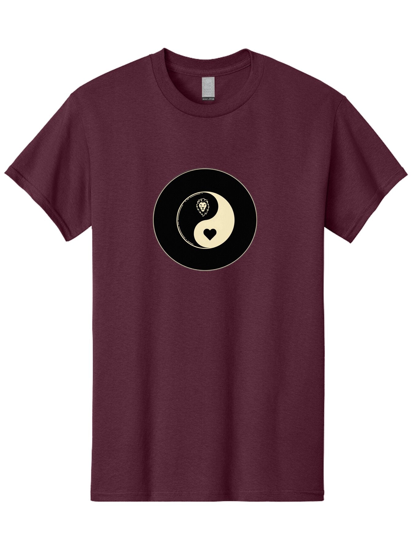 Yin-Yang-Heart-Lion Men'S Graphic Tee, 100% Cotton, Comfortable Casual Summer Wear, Machine Washable, Vintage Camera, Old Camera, Antique Camera, Black Camera, Classic Photography, Photography Equipment, Nostalgic Device, Film Camera, Bao001 8