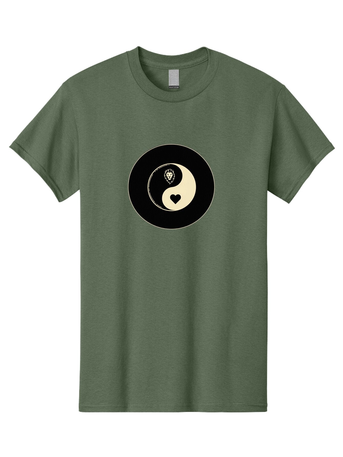 Yin-Yang-Heart-Lion Men'S Graphic Tee, 100% Cotton, Comfortable Casual Summer Wear, Machine Washable, Vintage Camera, Old Camera, Antique Camera, Black Camera, Classic Photography, Photography Equipment, Nostalgic Device, Film Camera, Bao001 5