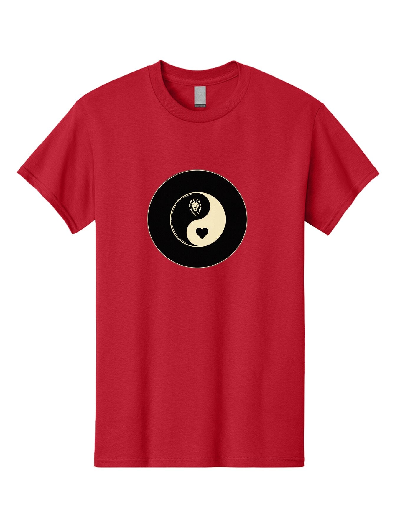Yin-Yang-Heart-Lion Men'S Graphic Tee, 100% Cotton, Comfortable Casual Summer Wear, Machine Washable, Vintage Camera, Old Camera, Antique Camera, Black Camera, Classic Photography, Photography Equipment, Nostalgic Device, Film Camera, Bao001