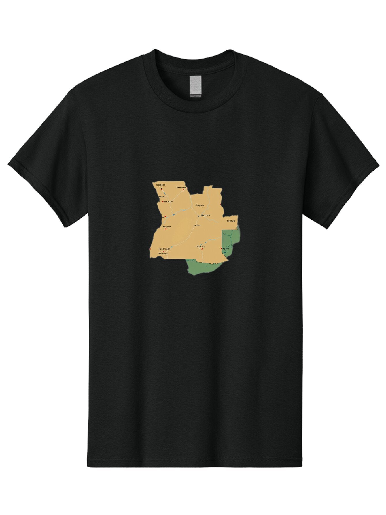 Zambia-Map Men'S Graphic Tee, 100% Cotton, Comfortable Casual Summer Wear, Machine Washable, Vintage Camera, Old Camera, Antique Camera, Black Camera, Classic Photography, Photography Equipment, Nostalgic Device, Film Camera, Camera Art Bao002