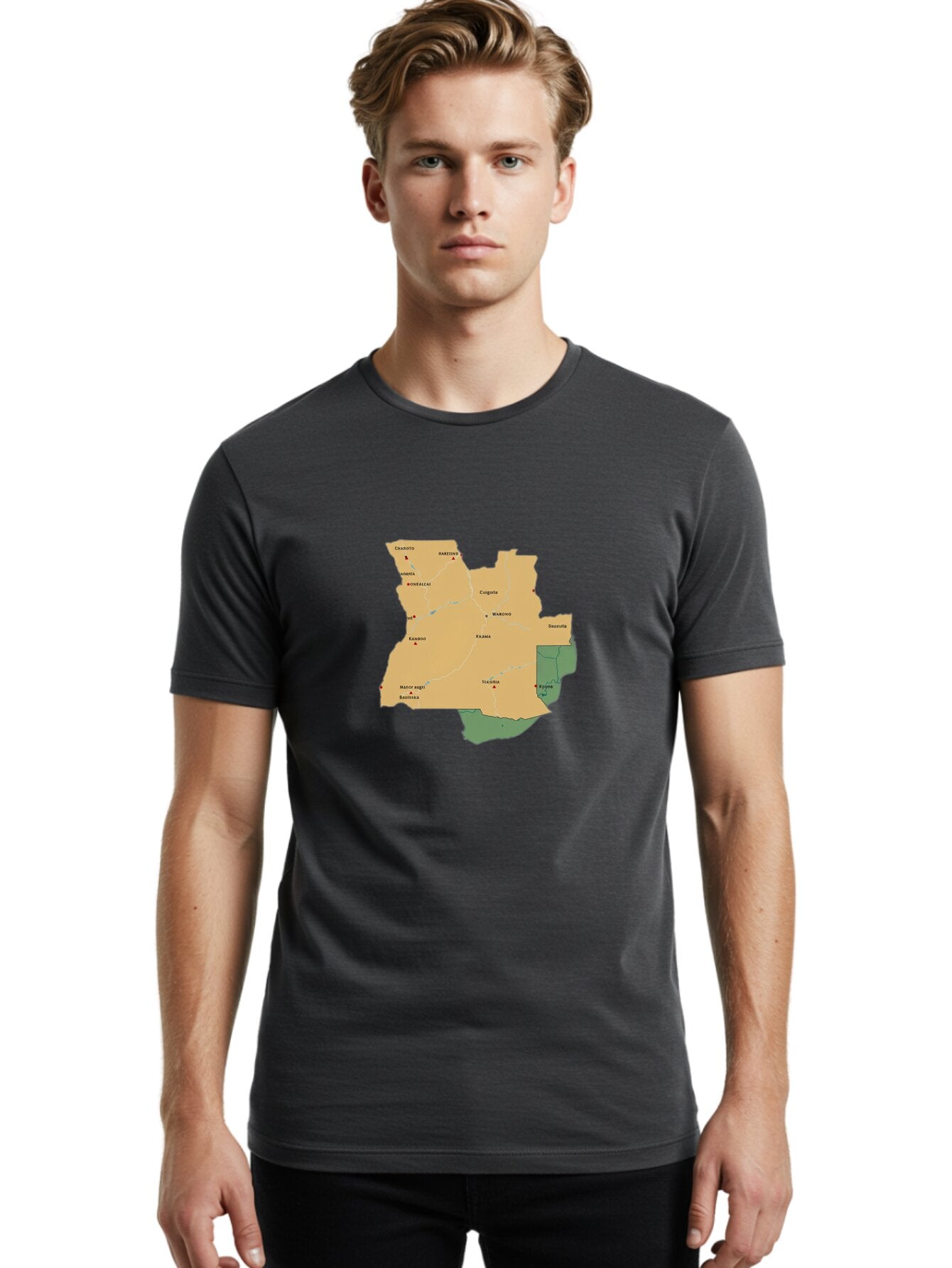 Zambia-Map Men'S Graphic Tee, 100% Cotton, Comfortable Casual Summer Wear, Machine Washable, Vintage Camera, Old Camera, Antique Camera, Black Camera, Classic Photography, Photography Equipment, Nostalgic Device, Film Camera, Camera Art Bao002 19