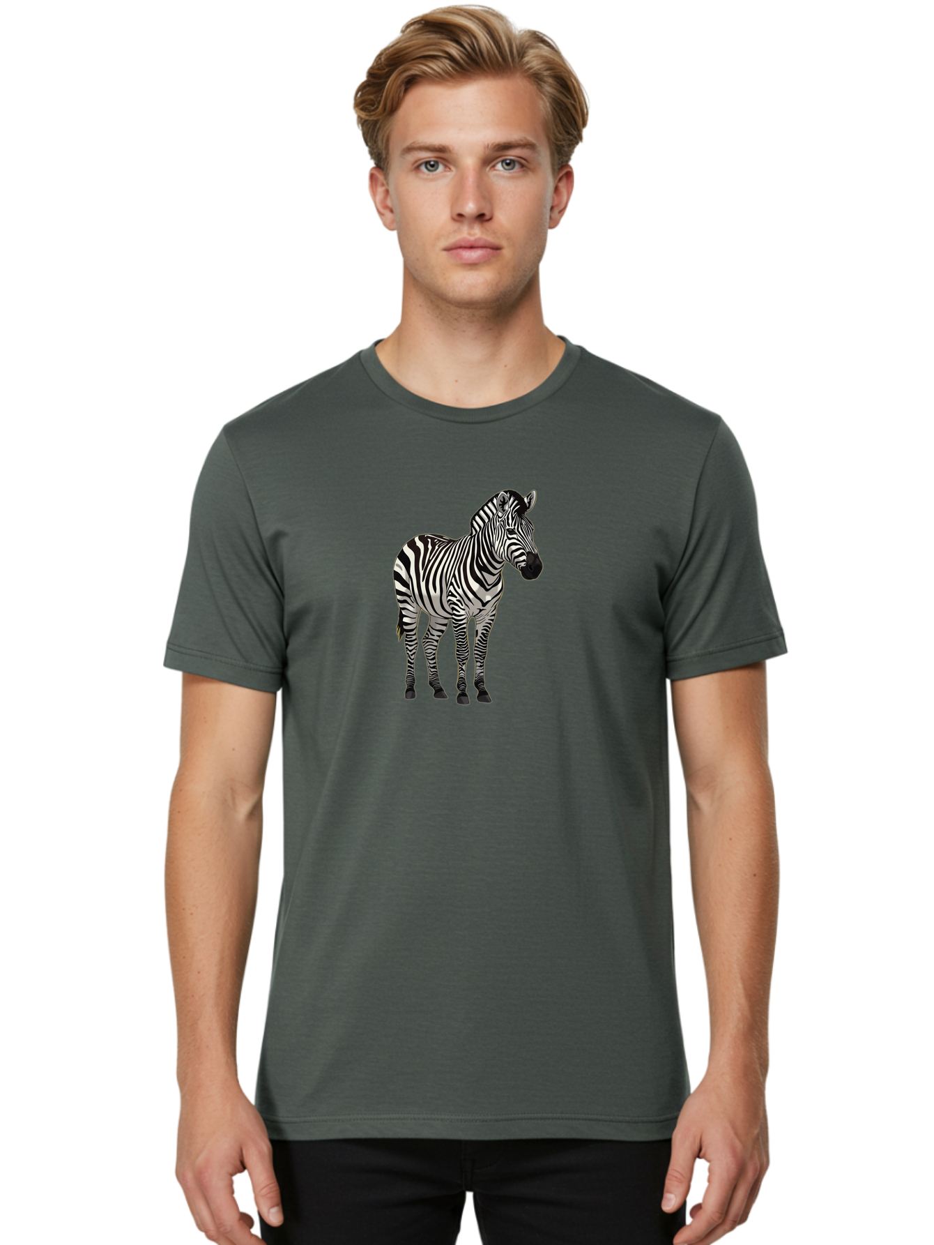 Zebra Men'S Graphic Tee, 100% Cotton, Comfortable Casual Summer Wear, Machine Washable, Vintage Camera, Old Camera, Antique Camera, Black Camera, Classic Photography, Photography Equipment, Nostalgic Device, Film Camera, Camera Art Bao003 30
