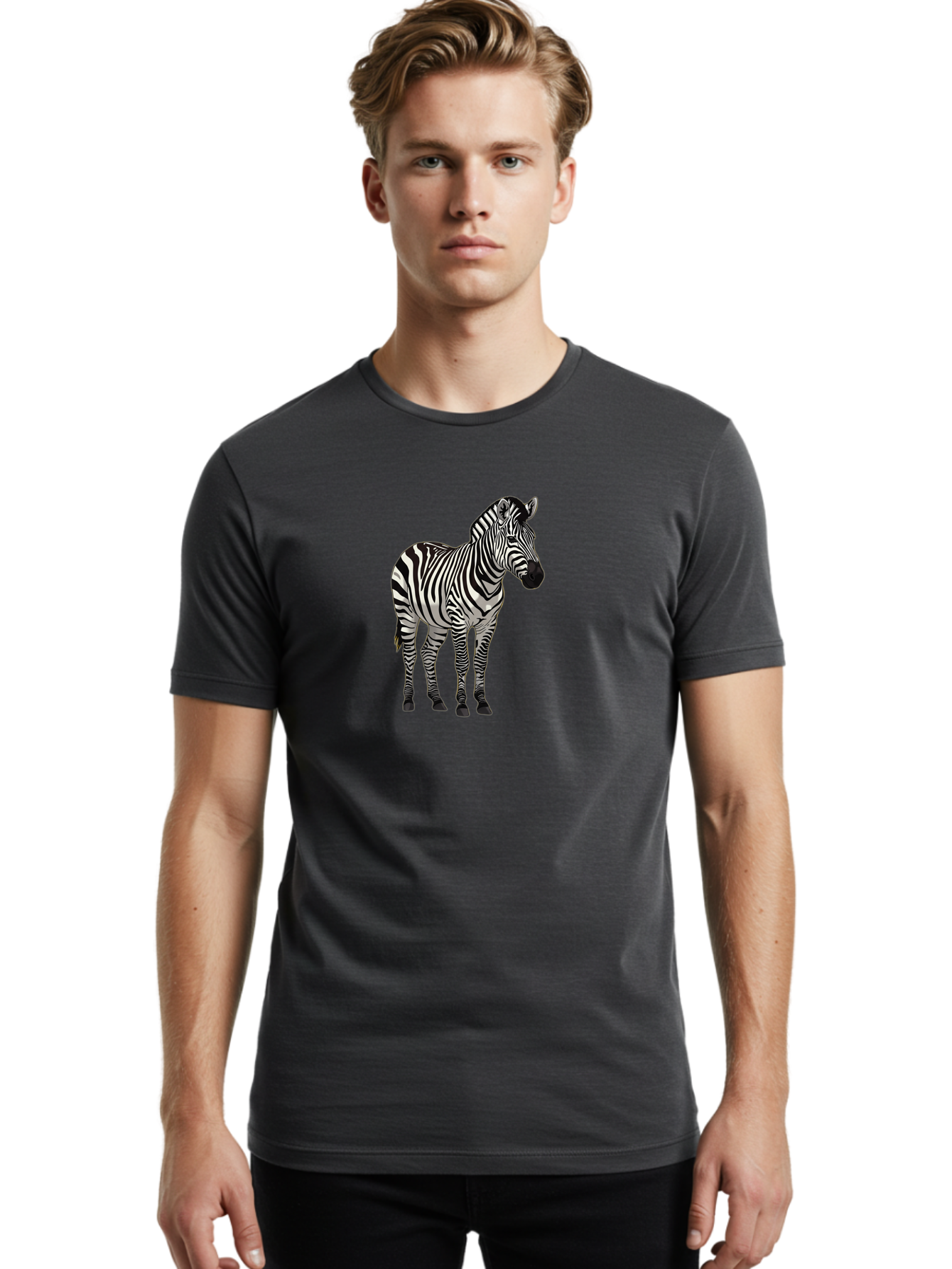 Zebra Men'S Graphic Tee, 100% Cotton, Comfortable Casual Summer Wear, Machine Washable, Vintage Camera, Old Camera, Antique Camera, Black Camera, Classic Photography, Photography Equipment, Nostalgic Device, Film Camera, Camera Art Bao003 24