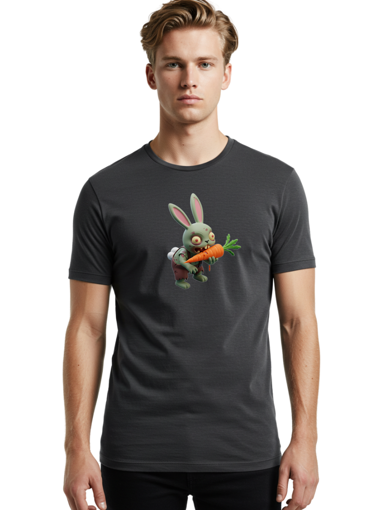 Zombie-Bunny-3 Men'S Graphic Tee, 100% Cotton, Comfortable Casual Summer Wear, Machine Washable, Vintage Camera, Old Camera, Antique Camera, Black Camera, Classic Photography, Photography Equipment, Nostalgic Device, Film Camera, Camera Art Bao006 26