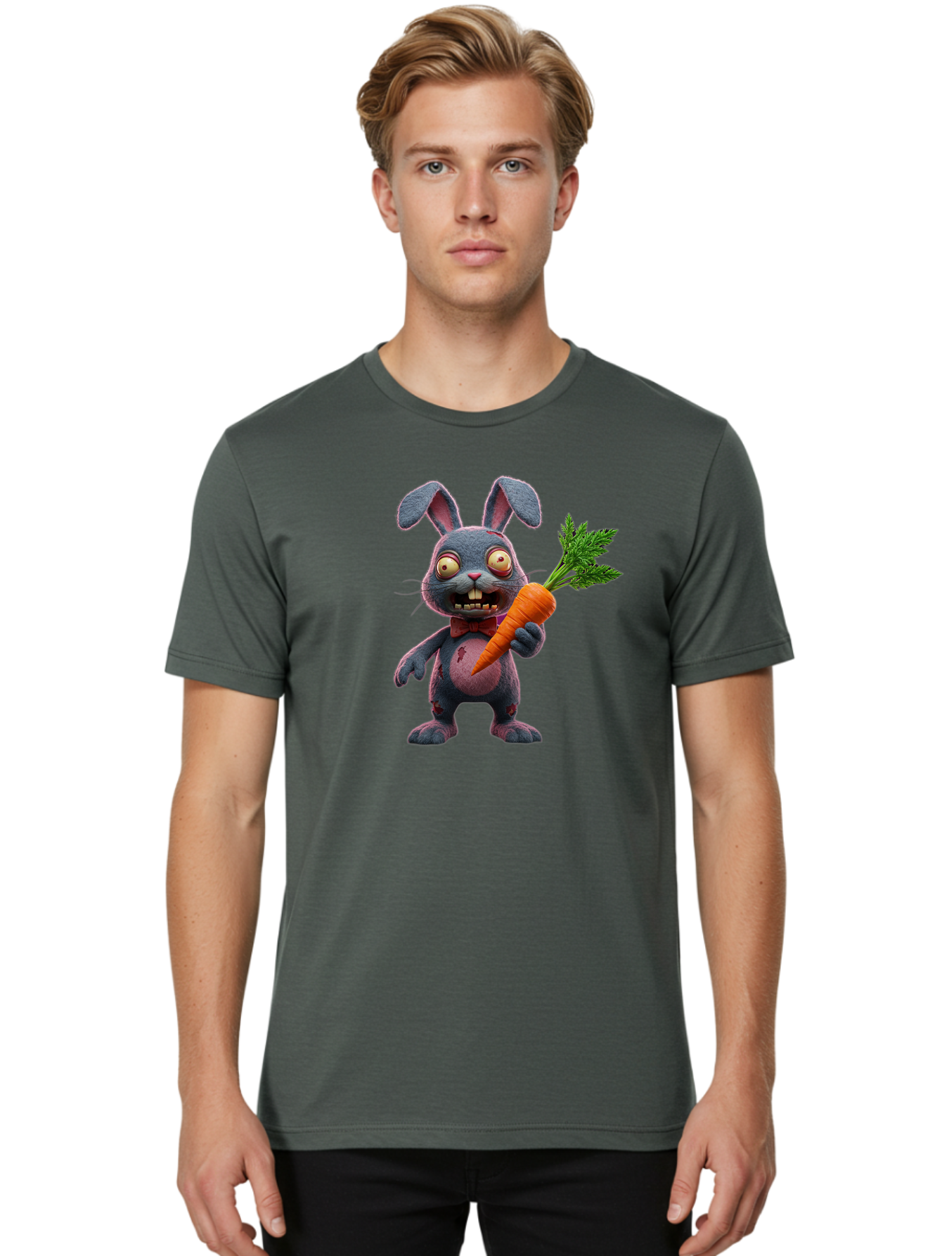 Zombie-Bunny-4 Men'S Graphic Tee, 100% Cotton, Comfortable Casual Summer Wear, Machine Washable, Vintage Camera, Old Camera, Antique Camera, Black Camera, Classic Photography, Photography Equipment, Nostalgic Device, Film Camera, Camera Art Bao007 16