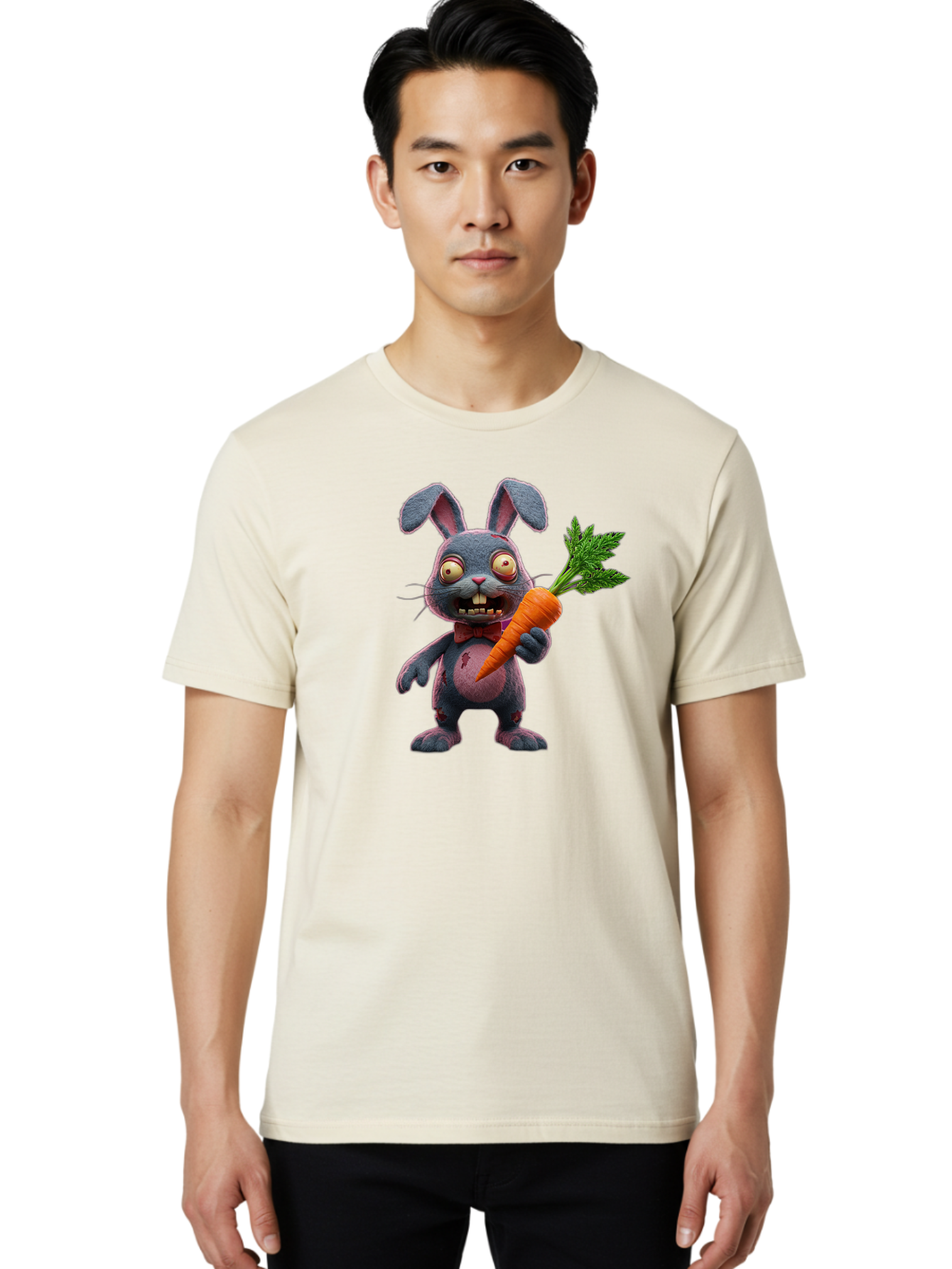 Zombie-Bunny-4 Men'S Graphic Tee, 100% Cotton, Comfortable Casual Summer Wear, Machine Washable, Vintage Camera, Old Camera, Antique Camera, Black Camera, Classic Photography, Photography Equipment, Nostalgic Device, Film Camera, Camera Art Bao007 23