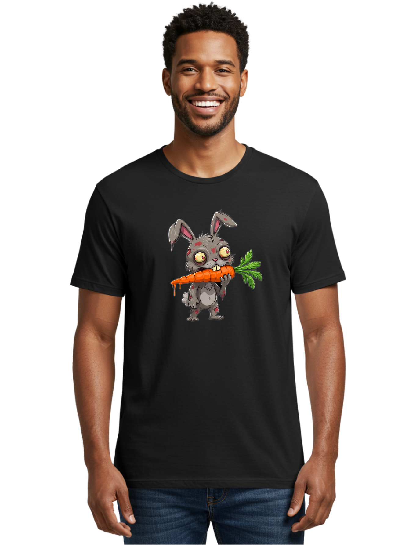 Zombie-Rabbit-2 Men'S Graphic Tee, 100% Cotton, Comfortable Casual Summer Wear, Machine Washable, Vintage Camera, Old Camera, Antique Camera, Black Camera, Classic Photography, Photography Equipment, Nostalgic Device, Film Camera, Camera Art Bao013 22