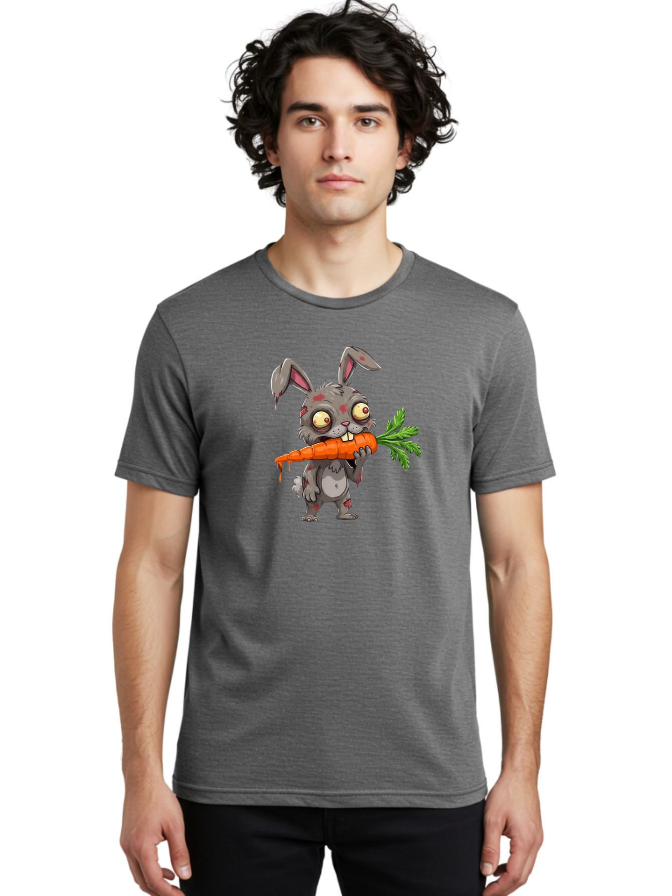 Zombie-Rabbit-2 Men'S Graphic Tee, 100% Cotton, Comfortable Casual Summer Wear, Machine Washable, Vintage Camera, Old Camera, Antique Camera, Black Camera, Classic Photography, Photography Equipment, Nostalgic Device, Film Camera, Camera Art Bao013 21