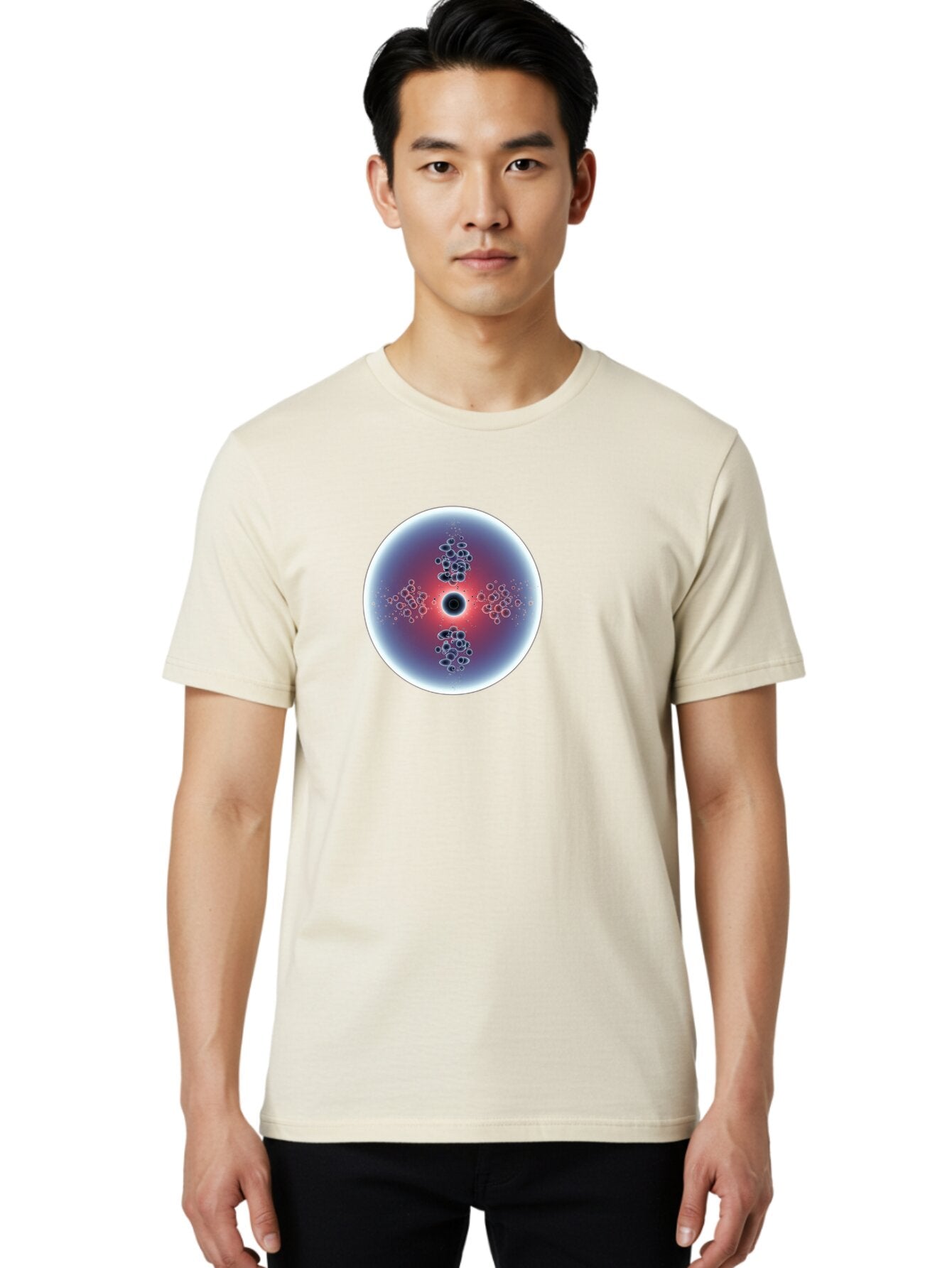 Abstract-Circle Men'S Graphic Tee, 100% Cotton, Comfortable Casual Summer Wear, Machine Washable, Vintage Camera, Old Camera, Antique Camera, Black Camera, Classic Photography, Photography Equipment, Nostalgic Device, Film Camera, Camera Art Bao031 16