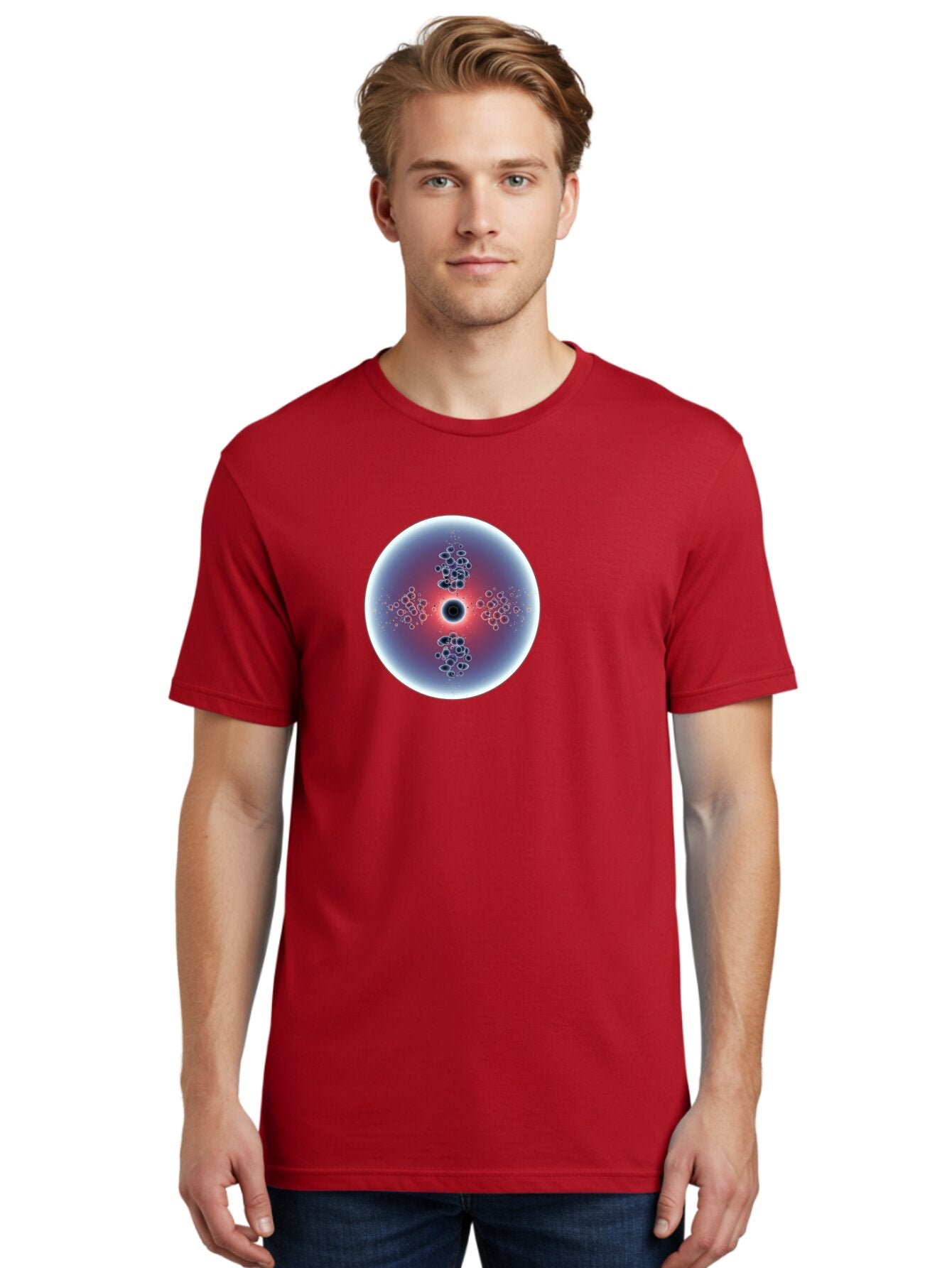 Abstract-Circle Men'S Graphic Tee, 100% Cotton, Comfortable Casual Summer Wear, Machine Washable, Vintage Camera, Old Camera, Antique Camera, Black Camera, Classic Photography, Photography Equipment, Nostalgic Device, Film Camera, Camera Art Bao031 26