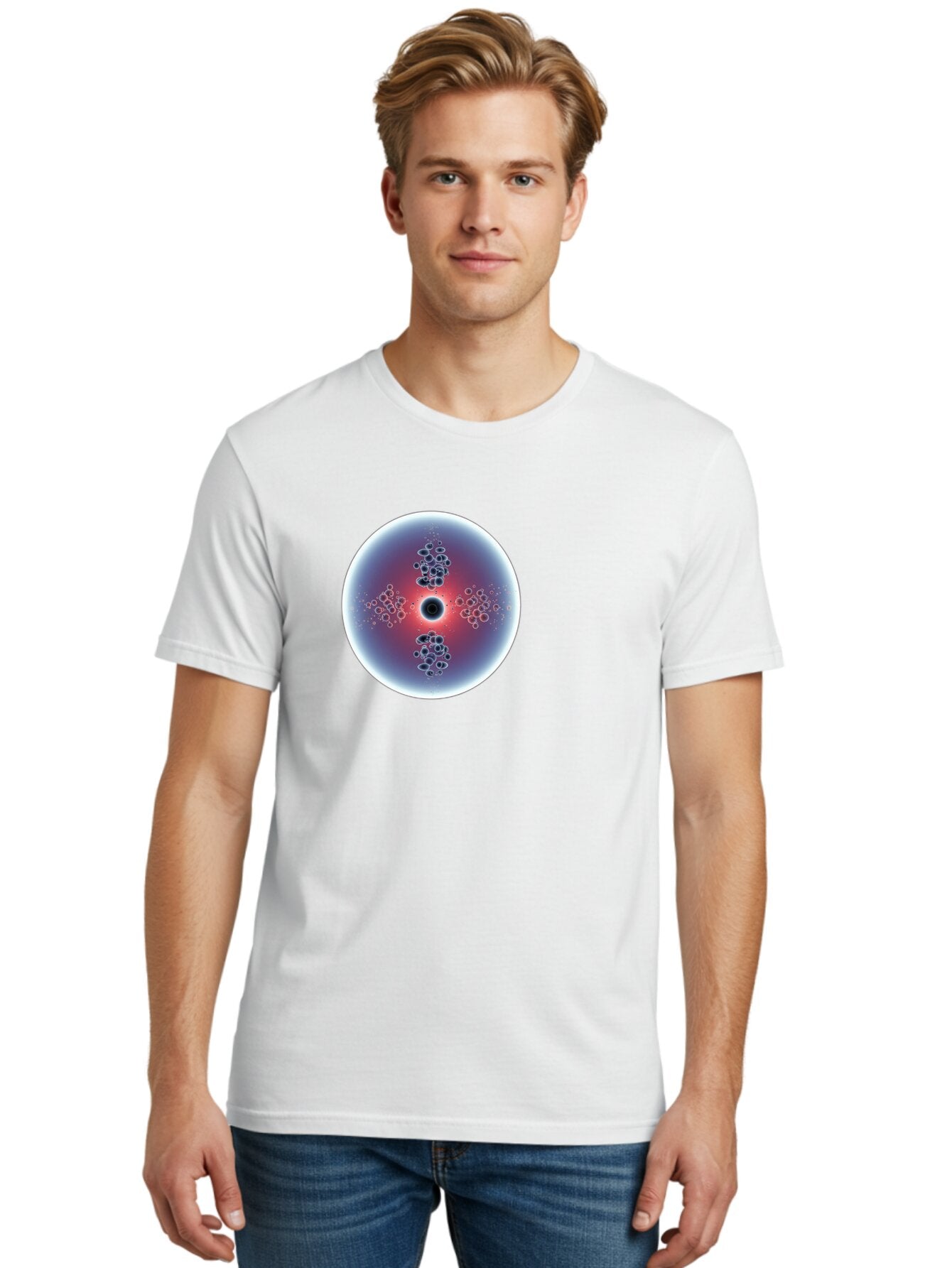 Abstract-Circle Men'S Graphic Tee, 100% Cotton, Comfortable Casual Summer Wear, Machine Washable, Vintage Camera, Old Camera, Antique Camera, Black Camera, Classic Photography, Photography Equipment, Nostalgic Device, Film Camera, Camera Art Bao031 21