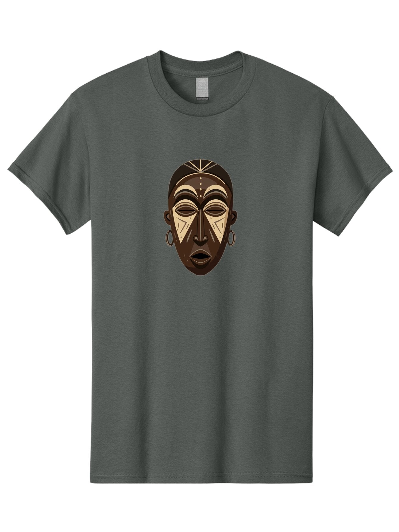 African-Mask Men'S Graphic Tee, 100% Cotton, Comfortable Casual Summer Wear, Machine Washable, Vintage Camera, Old Camera, Antique Camera, Black Camera, Classic Photography, Photography Equipment, Nostalgic Device, Film Camera, Camera Art Bao033