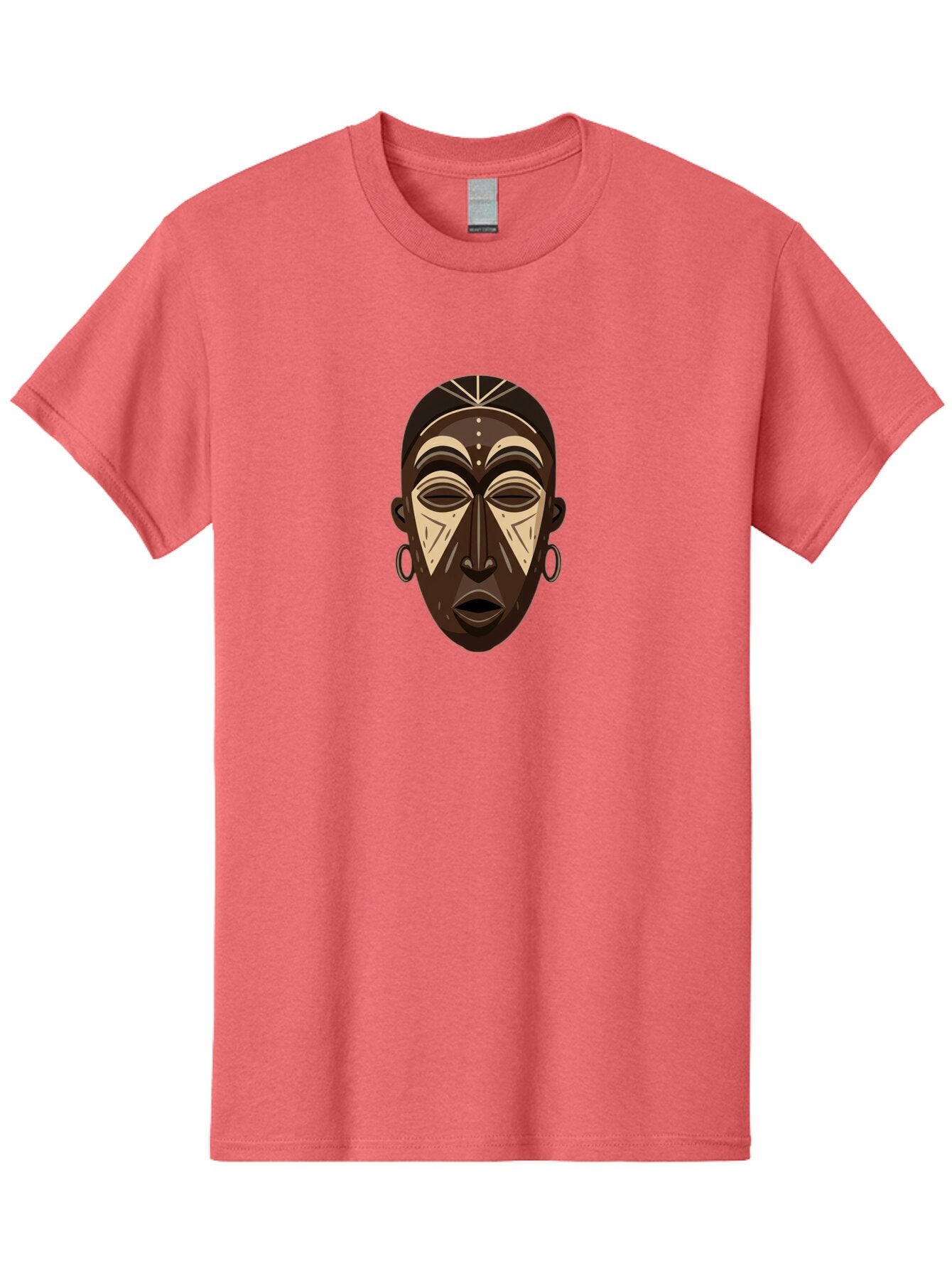 African-Mask Men'S Graphic Tee, 100% Cotton, Comfortable Casual Summer Wear, Machine Washable, Vintage Camera, Old Camera, Antique Camera, Black Camera, Classic Photography, Photography Equipment, Nostalgic Device, Film Camera, Camera Art Bao033 14