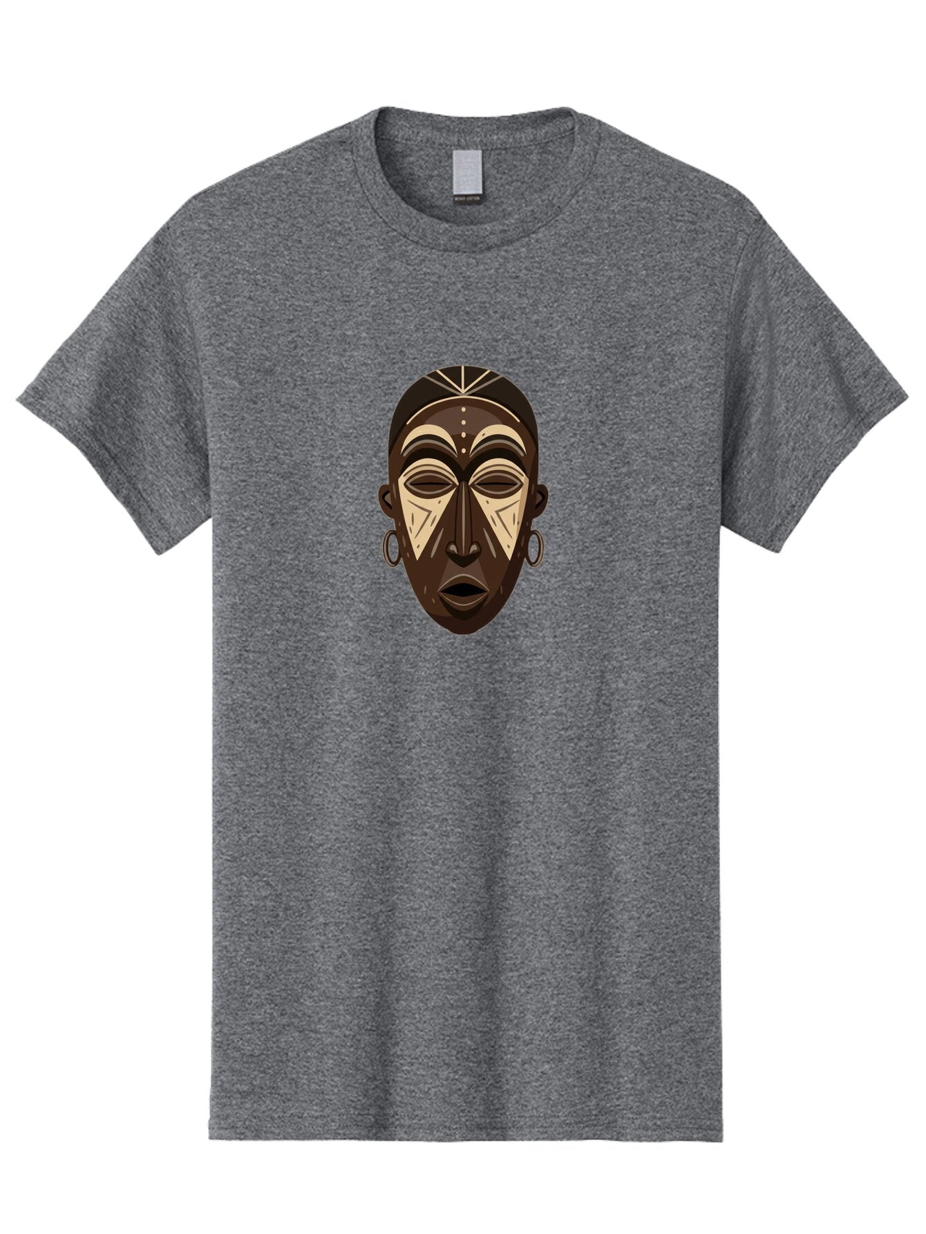 African-Mask Men'S Graphic Tee, 100% Cotton, Comfortable Casual Summer Wear, Machine Washable, Vintage Camera, Old Camera, Antique Camera, Black Camera, Classic Photography, Photography Equipment, Nostalgic Device, Film Camera, Camera Art Bao033 7