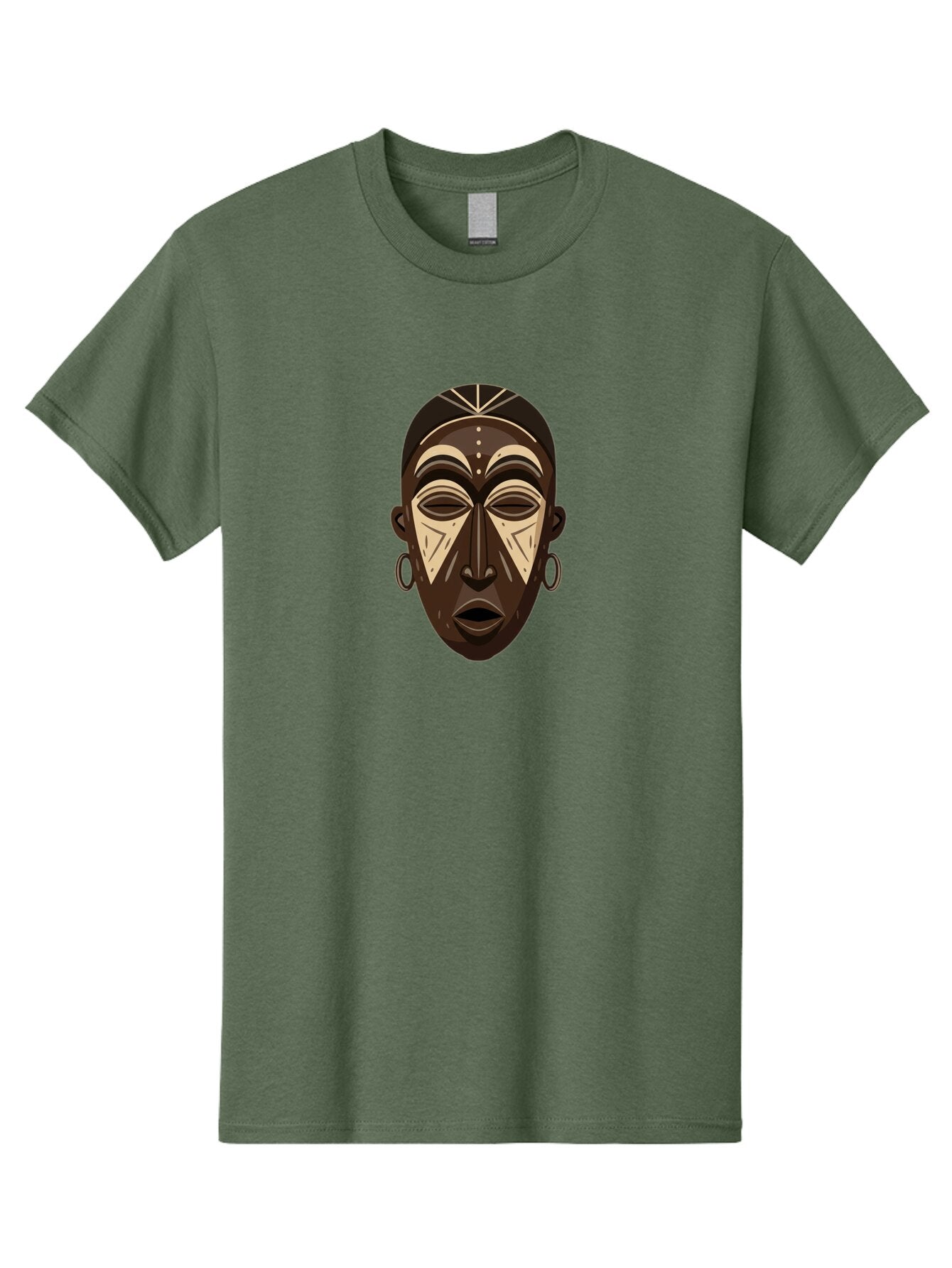 African-Mask Men'S Graphic Tee, 100% Cotton, Comfortable Casual Summer Wear, Machine Washable, Vintage Camera, Old Camera, Antique Camera, Black Camera, Classic Photography, Photography Equipment, Nostalgic Device, Film Camera, Camera Art Bao033 6