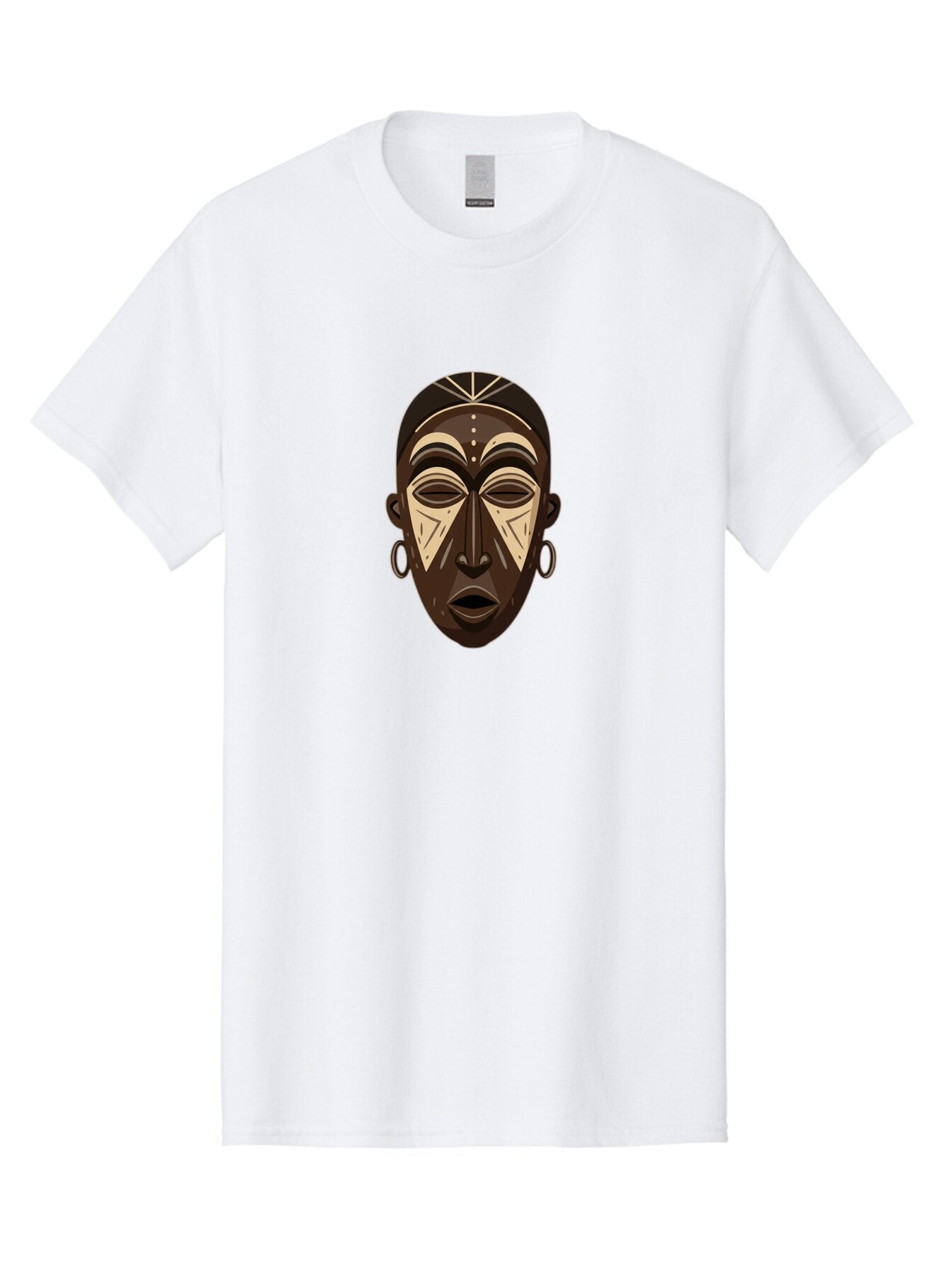 African-Mask Men'S Graphic Tee, 100% Cotton, Comfortable Casual Summer Wear, Machine Washable, Vintage Camera, Old Camera, Antique Camera, Black Camera, Classic Photography, Photography Equipment, Nostalgic Device, Film Camera, Camera Art Bao033 4