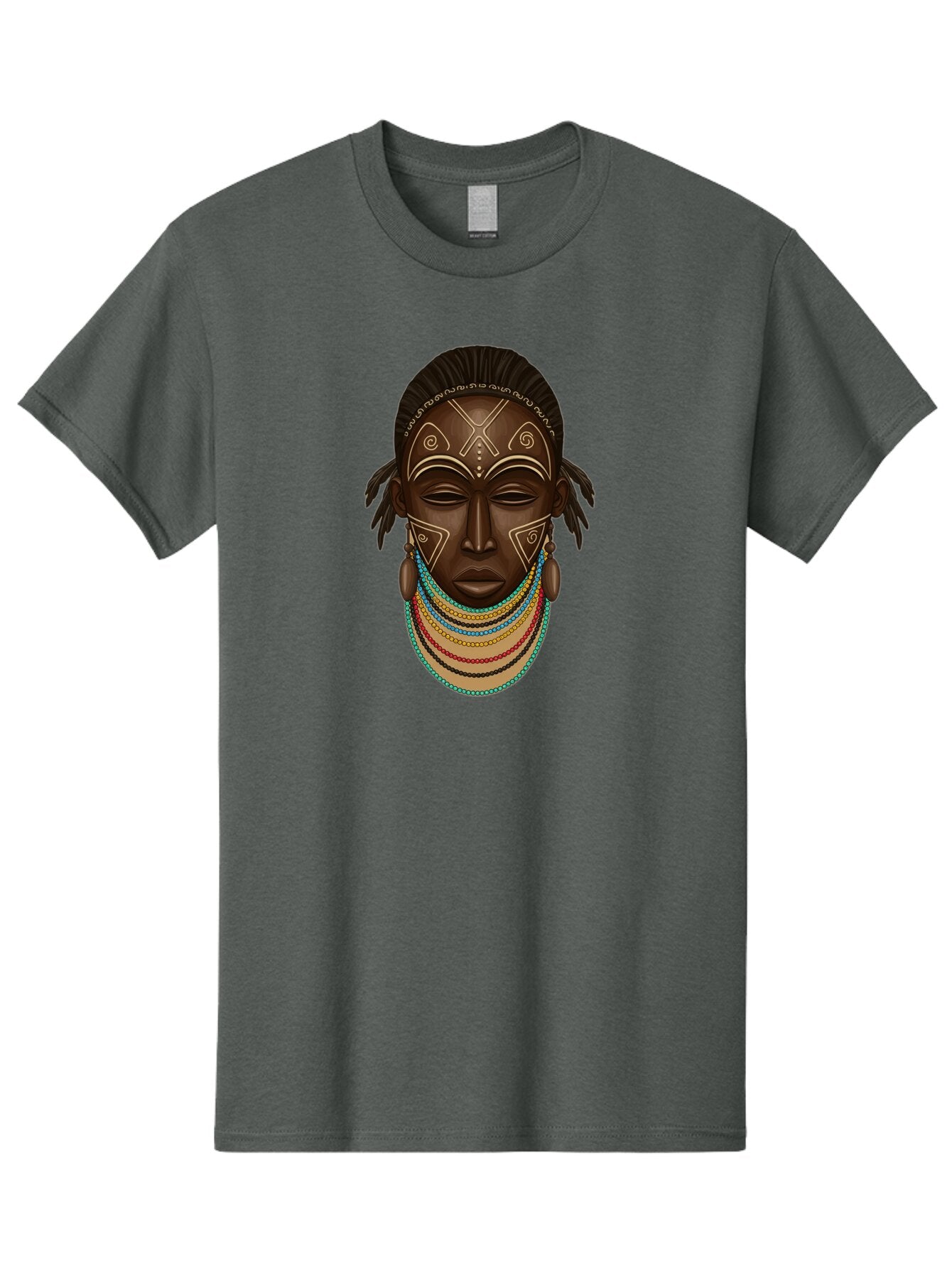 African-Woman-Portrait-1 Men'S Graphic Tee, 100% Cotton, Comfortable Casual Summer Wear, Machine Washable, Vintage Camera, Old Camera, Antique Camera, Black Camera, Classic Photography, Photography Equipment, Nostalgic Device, Film Camera, Bao034 13