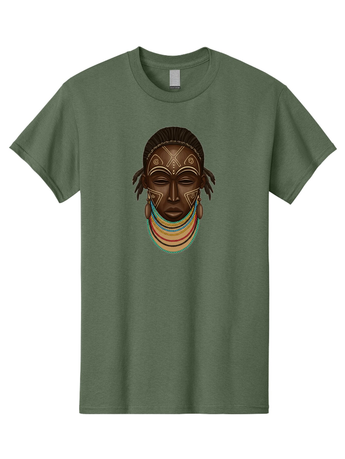 African-Woman-Portrait-1 Men'S Graphic Tee, 100% Cotton, Comfortable Casual Summer Wear, Machine Washable, Vintage Camera, Old Camera, Antique Camera, Black Camera, Classic Photography, Photography Equipment, Nostalgic Device, Film Camera, Bao034 14