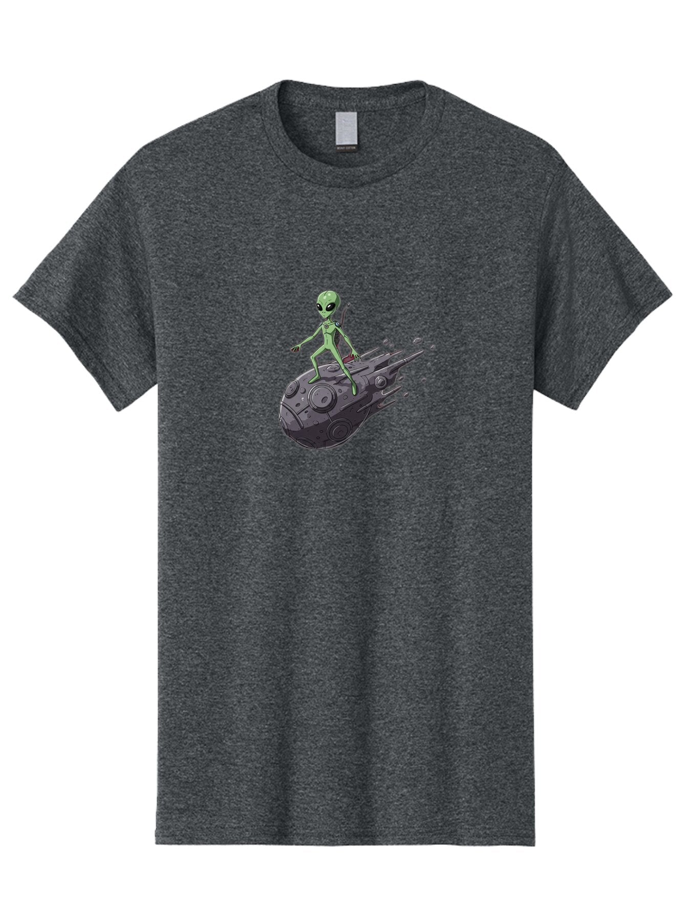 Alien-On-Ufo-1 Men'S Graphic Tee, 100% Cotton, Comfortable Casual Summer Wear, Machine Washable, Vintage Camera, Old Camera, Antique Camera, Black Camera, Classic Photography, Photography Equipment, Nostalgic Device, Film Camera, Camera Art Bao043 4