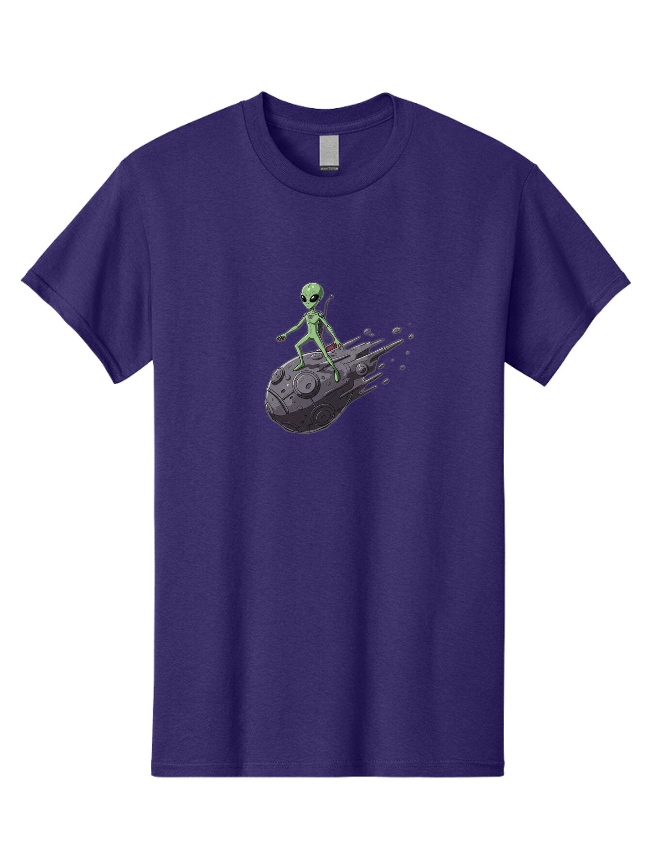Alien-On-Ufo-1 Men'S Graphic Tee, 100% Cotton, Comfortable Casual Summer Wear, Machine Washable, Vintage Camera, Old Camera, Antique Camera, Black Camera, Classic Photography, Photography Equipment, Nostalgic Device, Film Camera, Camera Art Bao043 13
