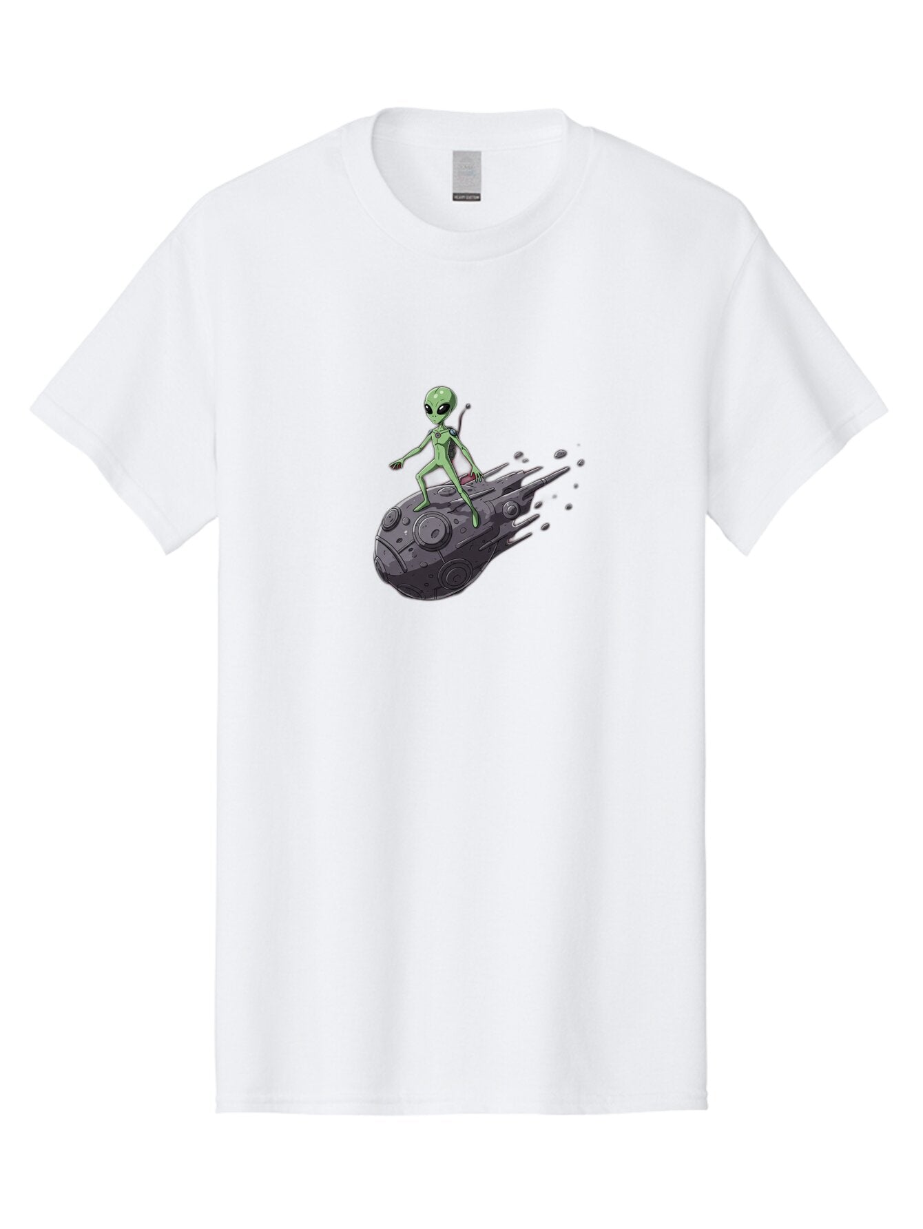 Alien-On-Ufo-1 Men'S Graphic Tee, 100% Cotton, Comfortable Casual Summer Wear, Machine Washable, Vintage Camera, Old Camera, Antique Camera, Black Camera, Classic Photography, Photography Equipment, Nostalgic Device, Film Camera, Camera Art Bao043 11