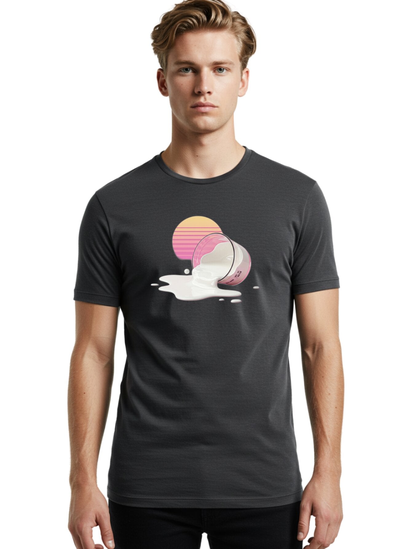 Almond-Breeze Men'S Graphic Tee, 100% Cotton, Comfortable Casual Summer Wear, Machine Washable, Vintage Camera, Old Camera, Antique Camera, Black Camera, Classic Photography, Photography Equipment, Nostalgic Device, Film Camera, Camera Art Bao047 23