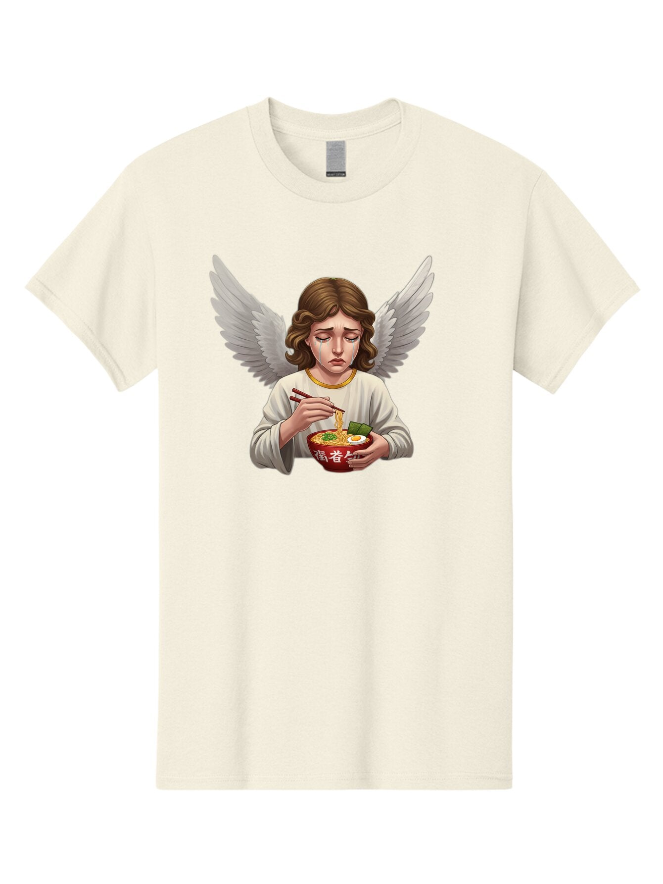Angel-Eating-Ramen-2 Men'S Graphic Tee, 100% Cotton, Comfortable Casual Summer Wear, Machine Washable, Vintage Camera, Old Camera, Antique Camera, Black Camera, Classic Photography, Photography Equipment, Nostalgic Device, Film Camera, Bao053 12