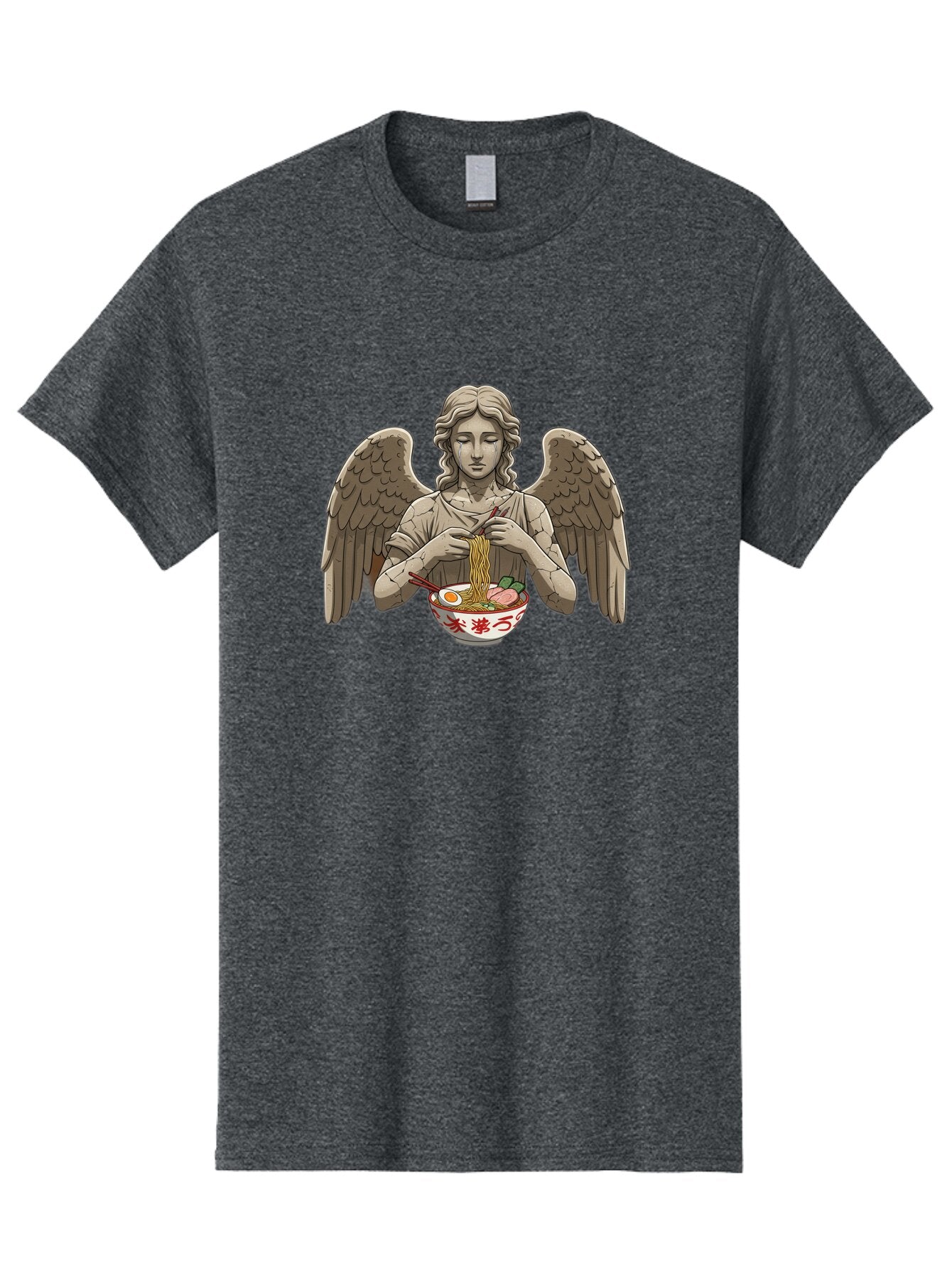 Angel-Eating-Ramen-3 Men'S Graphic Tee, 100% Cotton, Comfortable Casual Summer Wear, Machine Washable, Vintage Camera, Old Camera, Antique Camera, Black Camera, Classic Photography, Photography Equipment, Nostalgic Device, Film Camera, Bao054 10