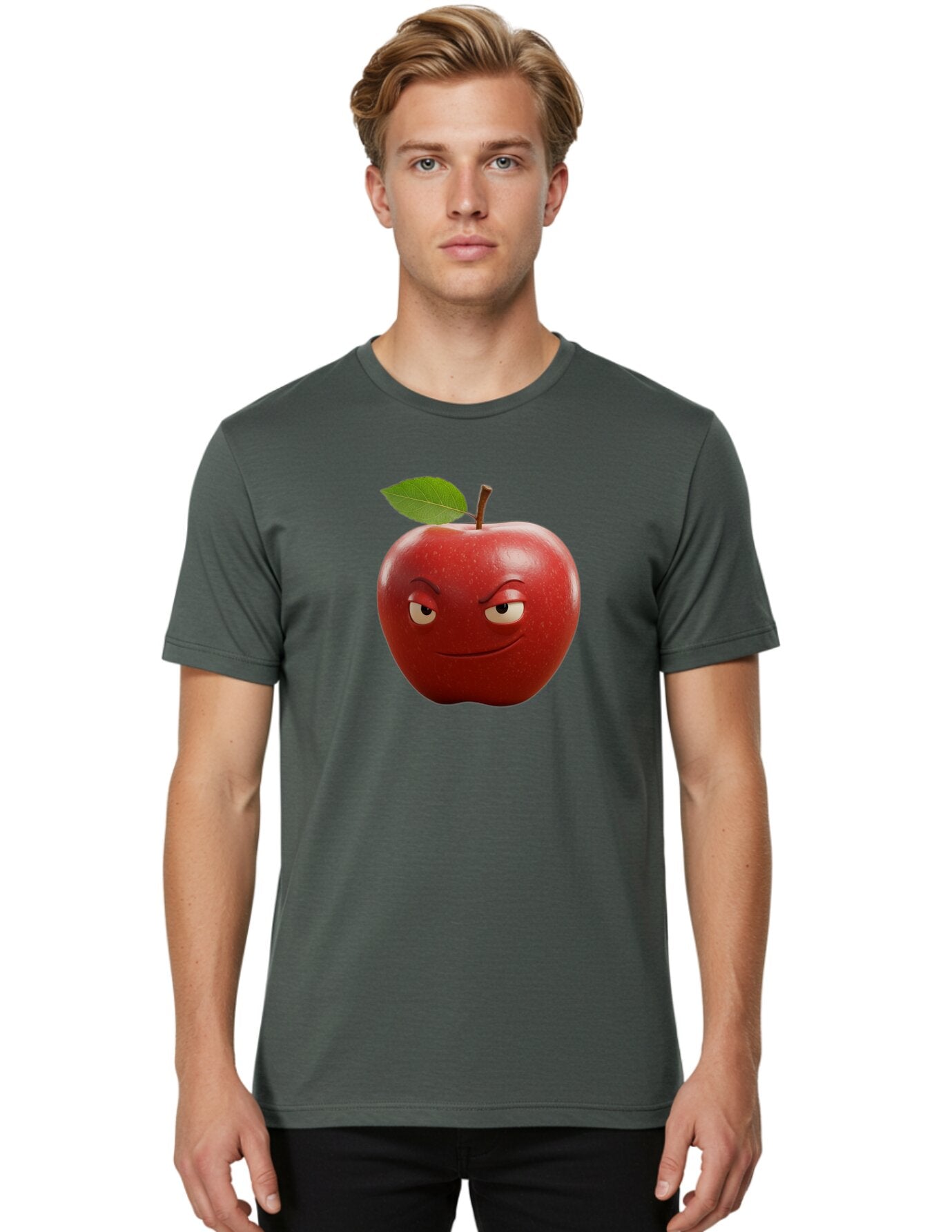 Angry-Apple-1 Men'S Graphic Tee, 100% Cotton, Comfortable Casual Summer Wear, Machine Washable, Vintage Camera, Old Camera, Antique Camera, Black Camera, Classic Photography, Photography Equipment, Nostalgic Device, Film Camera, Camera Art Bao059 28