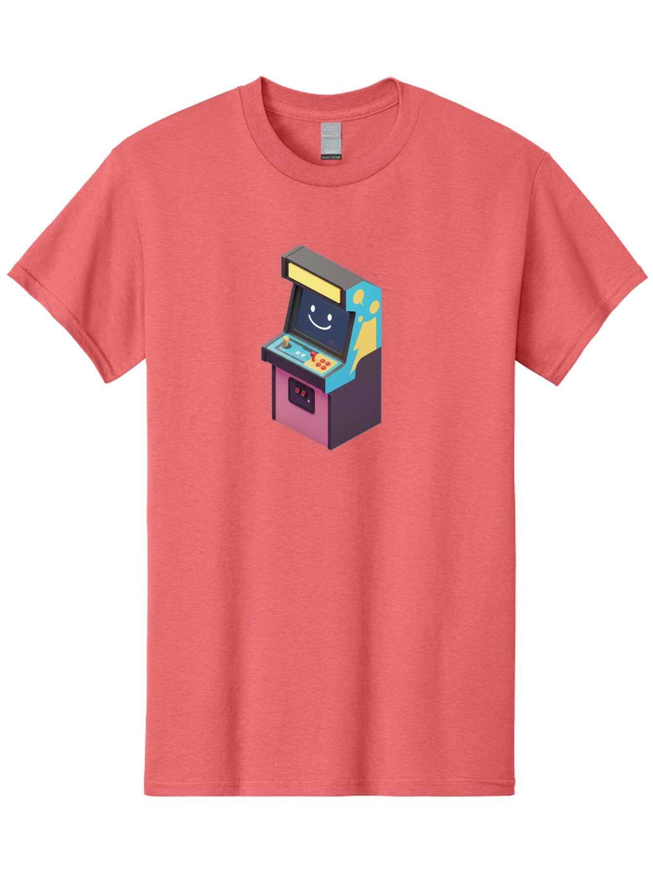 Arcade-Machine-1 Men'S Graphic Tee, 100% Cotton, Comfortable Casual Summer Wear, Machine Washable, Vintage Camera, Old Camera, Antique Camera, Black Camera, Classic Photography, Photography Equipment, Nostalgic Device, Film Camera, Camera Art Bao076 15