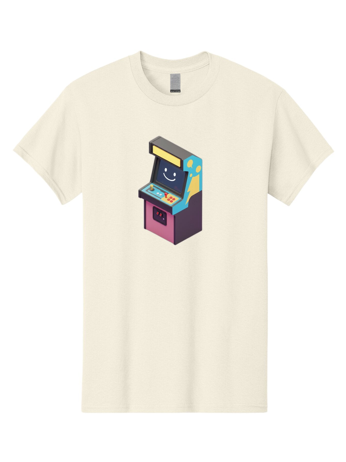 Arcade-Machine-1 Men'S Graphic Tee, 100% Cotton, Comfortable Casual Summer Wear, Machine Washable, Vintage Camera, Old Camera, Antique Camera, Black Camera, Classic Photography, Photography Equipment, Nostalgic Device, Film Camera, Camera Art Bao076 3