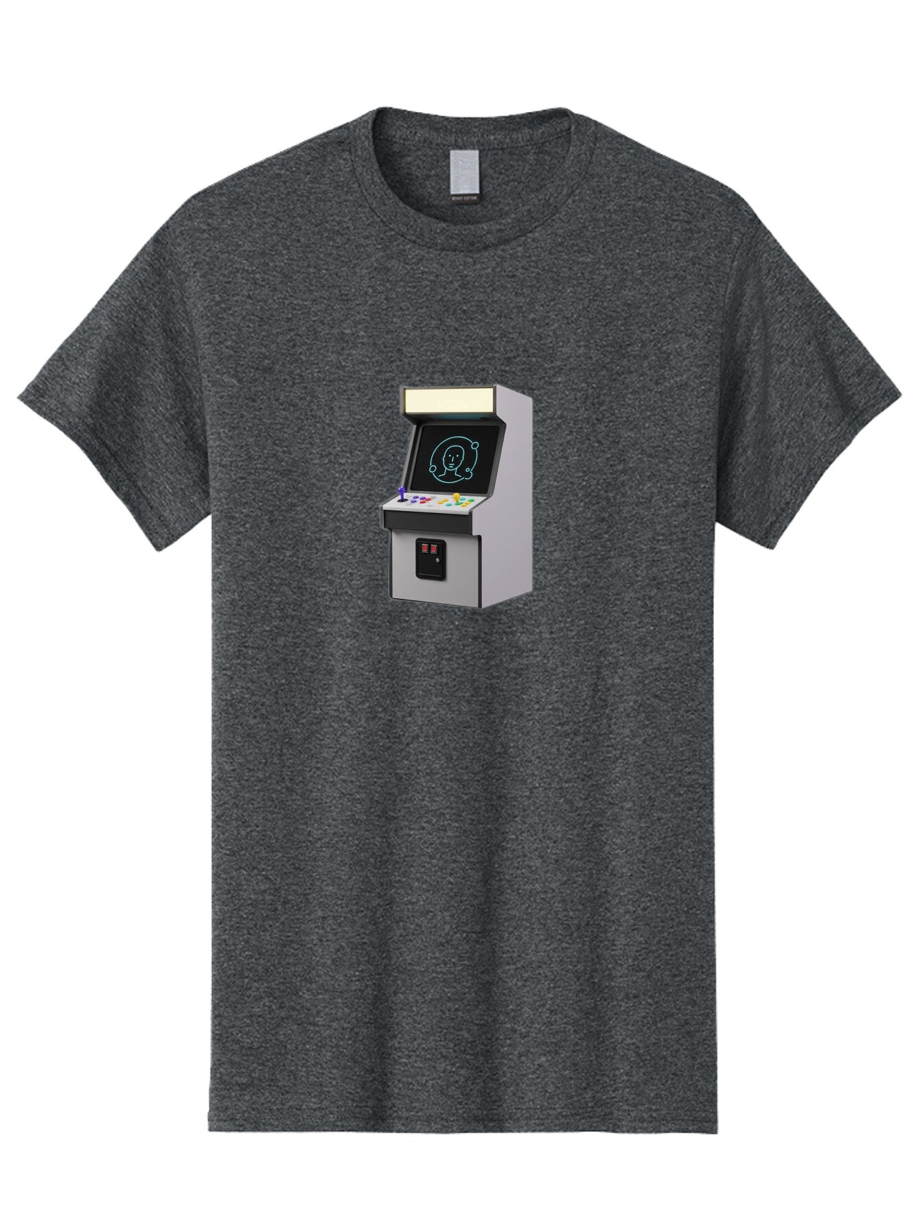 Arcade-Machine-2 Men'S Graphic Tee, 100% Cotton, Comfortable Casual Summer Wear, Machine Washable, Vintage Camera, Old Camera, Antique Camera, Black Camera, Classic Photography, Photography Equipment, Nostalgic Device, Film Camera, Camera Art Bao077 12