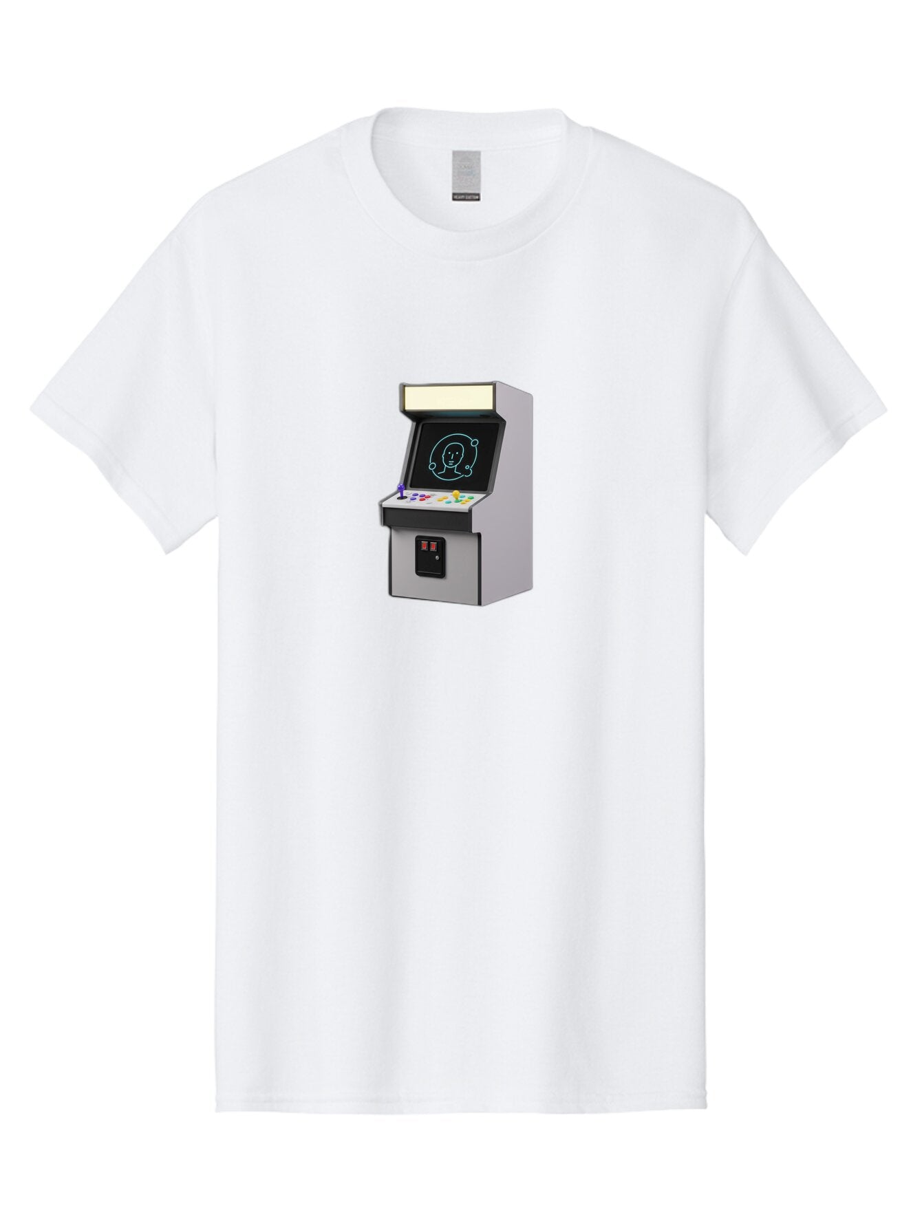 Arcade-Machine-2 Men'S Graphic Tee, 100% Cotton, Comfortable Casual Summer Wear, Machine Washable, Vintage Camera, Old Camera, Antique Camera, Black Camera, Classic Photography, Photography Equipment, Nostalgic Device, Film Camera, Camera Art Bao077 5