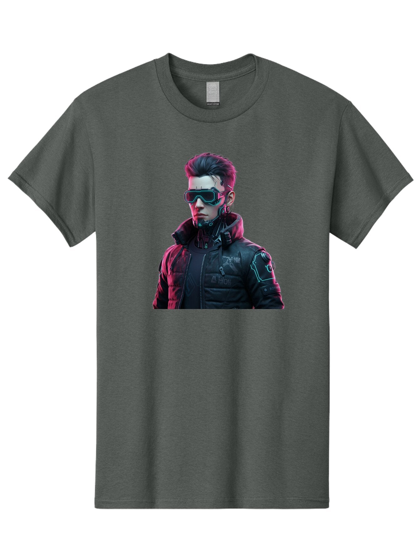 Arion-Cyberpunk-Character Men'S Graphic Tee, 100% Cotton, Comfortable Casual Summer Wear, Machine Washable, Vintage Camera, Old Camera, Antique Camera, Black Camera, Classic Photography, Photography Equipment, Nostalgic Device, Film Camera, Bao080 4