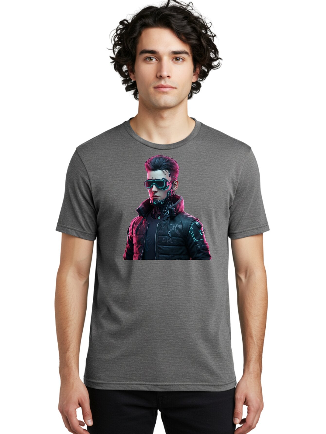 Arion-Cyberpunk-Character Men'S Graphic Tee, 100% Cotton, Comfortable Casual Summer Wear, Machine Washable, Vintage Camera, Old Camera, Antique Camera, Black Camera, Classic Photography, Photography Equipment, Nostalgic Device, Film Camera, Bao080 17