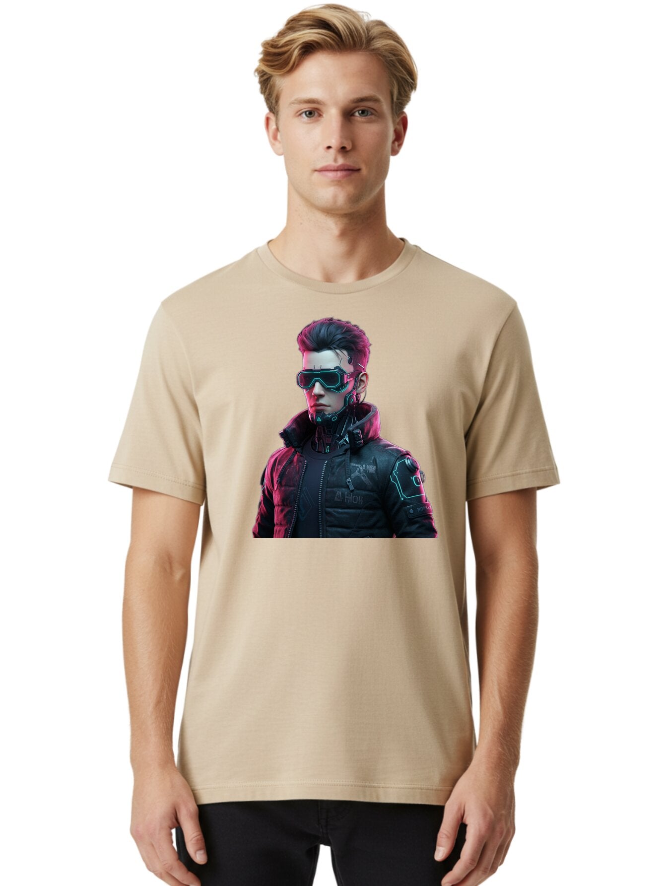 Arion-Cyberpunk-Character Men'S Graphic Tee, 100% Cotton, Comfortable Casual Summer Wear, Machine Washable, Vintage Camera, Old Camera, Antique Camera, Black Camera, Classic Photography, Photography Equipment, Nostalgic Device, Film Camera, Bao080 21