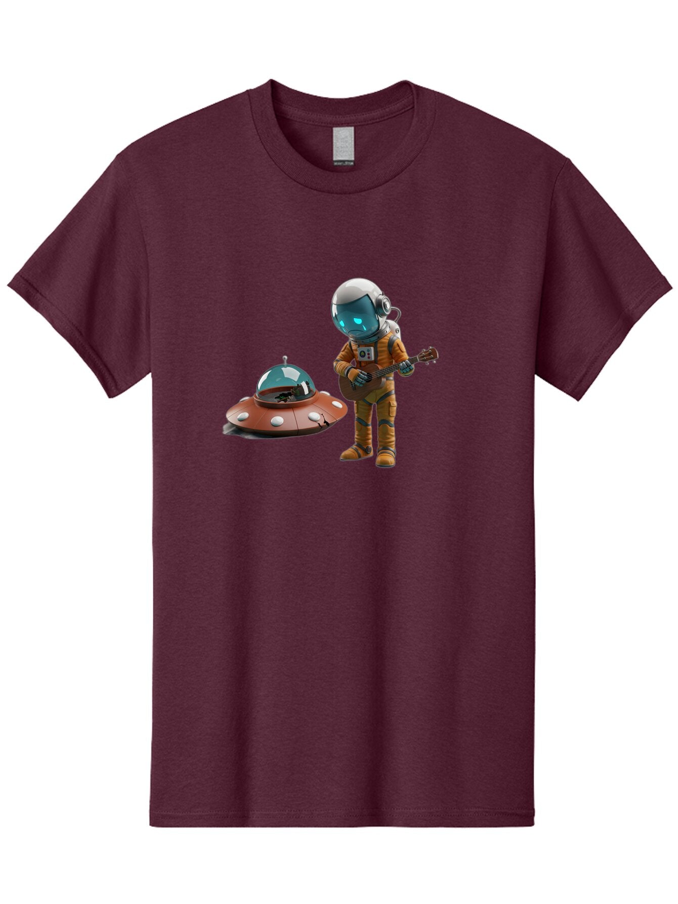 Astronaut-Playing-Guitar Men'S Graphic Tee, 100% Cotton, Comfortable Casual Summer Wear, Machine Washable, Vintage Camera, Old Camera, Antique Camera, Black Camera, Classic Photography, Photography Equipment, Nostalgic Device, Film Camera, Bao083 4