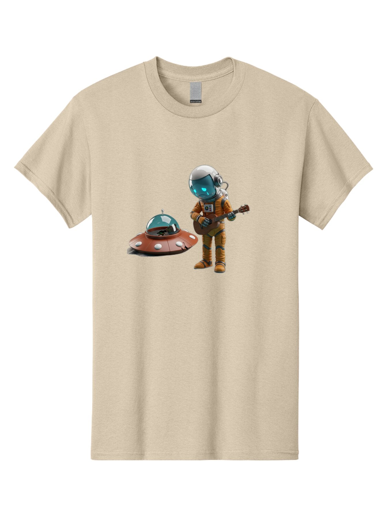 Astronaut-Playing-Guitar Men'S Graphic Tee, 100% Cotton, Comfortable Casual Summer Wear, Machine Washable, Vintage Camera, Old Camera, Antique Camera, Black Camera, Classic Photography, Photography Equipment, Nostalgic Device, Film Camera, Bao083