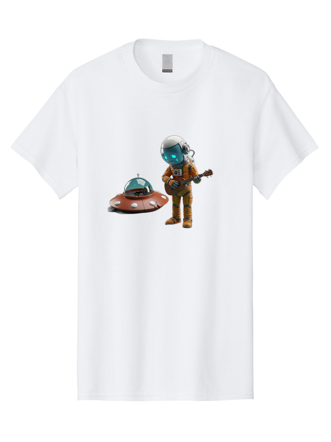 Astronaut-Playing-Guitar Men'S Graphic Tee, 100% Cotton, Comfortable Casual Summer Wear, Machine Washable, Vintage Camera, Old Camera, Antique Camera, Black Camera, Classic Photography, Photography Equipment, Nostalgic Device, Film Camera, Bao083 10