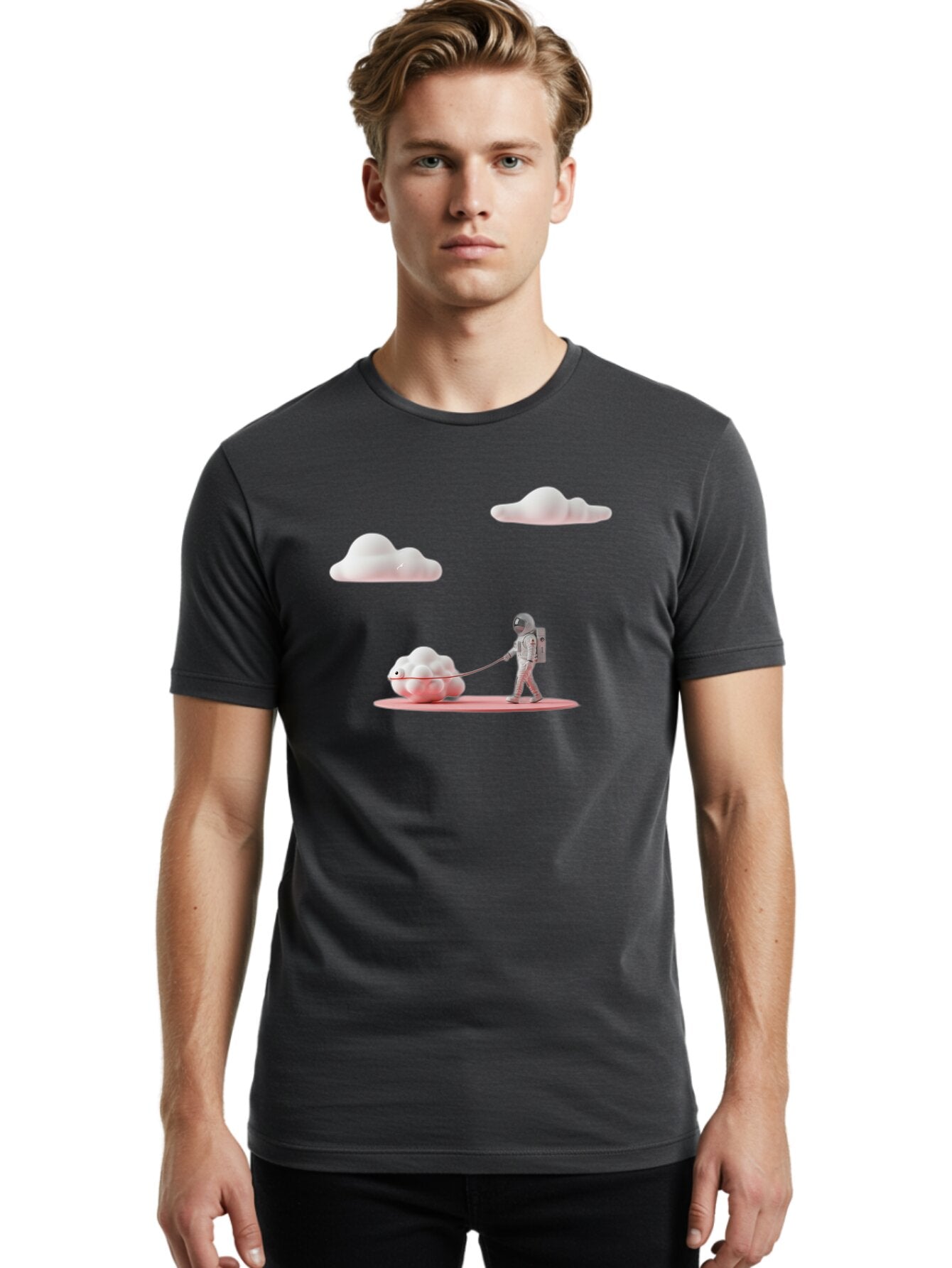 Astronaut-Walking-A-Cloud Men'S Graphic Tee, 100% Cotton, Comfortable Casual Summer Wear, Machine Washable, Vintage Camera, Old Camera, Antique Camera, Black Camera, Classic Photography, Photography Equipment, Nostalgic Device, Film Camera, Bao084 16