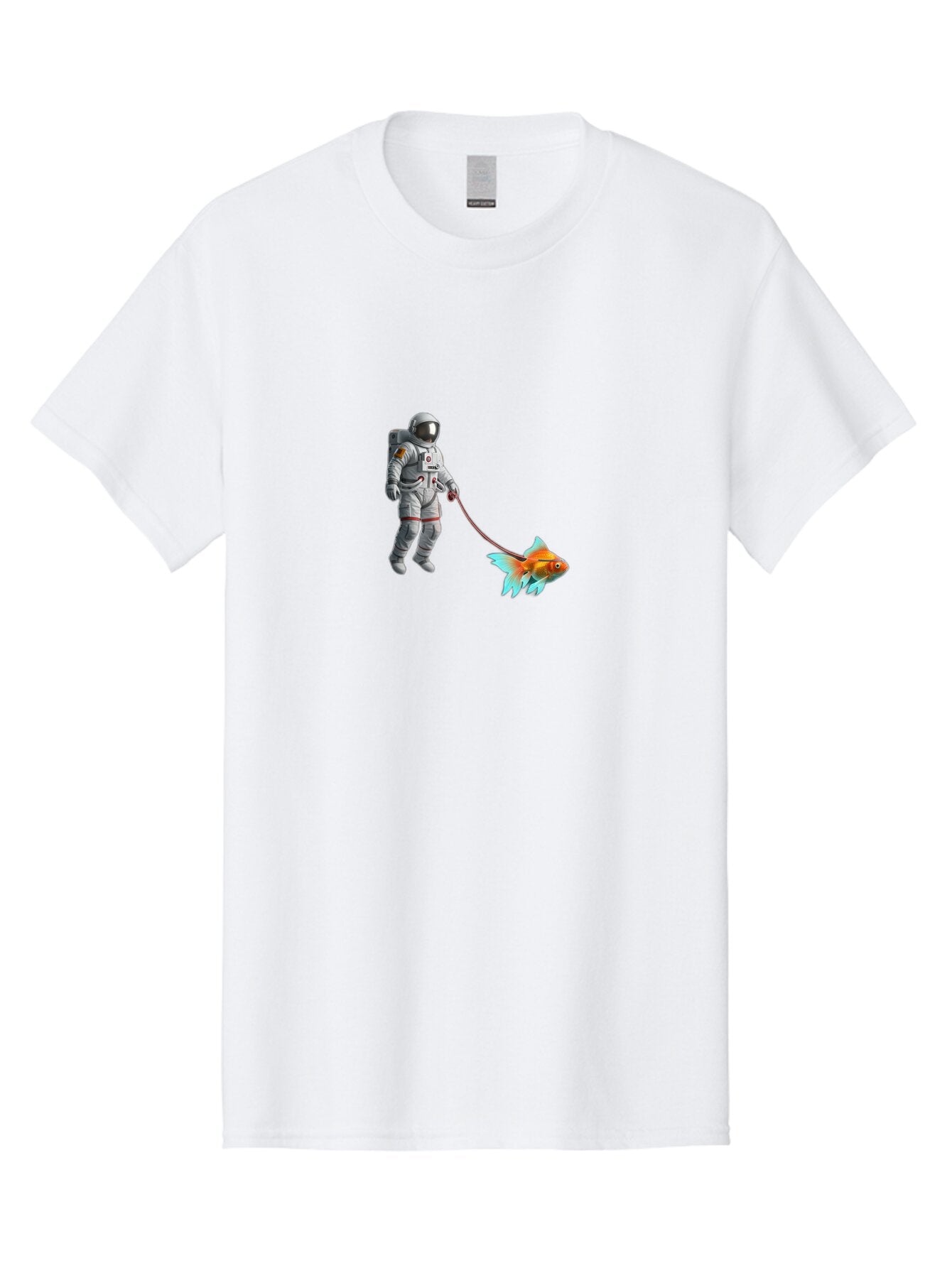 Astronaut-Walking-Goldfish-1 Men'S Graphic Tee, 100% Cotton, Comfortable Casual Summer Wear, Machine Washable, Vintage Camera, Old Camera, Antique Camera, Black Camera, Classic Photography, Photography Equipment, Nostalgic Device, Film Camera, Bao087