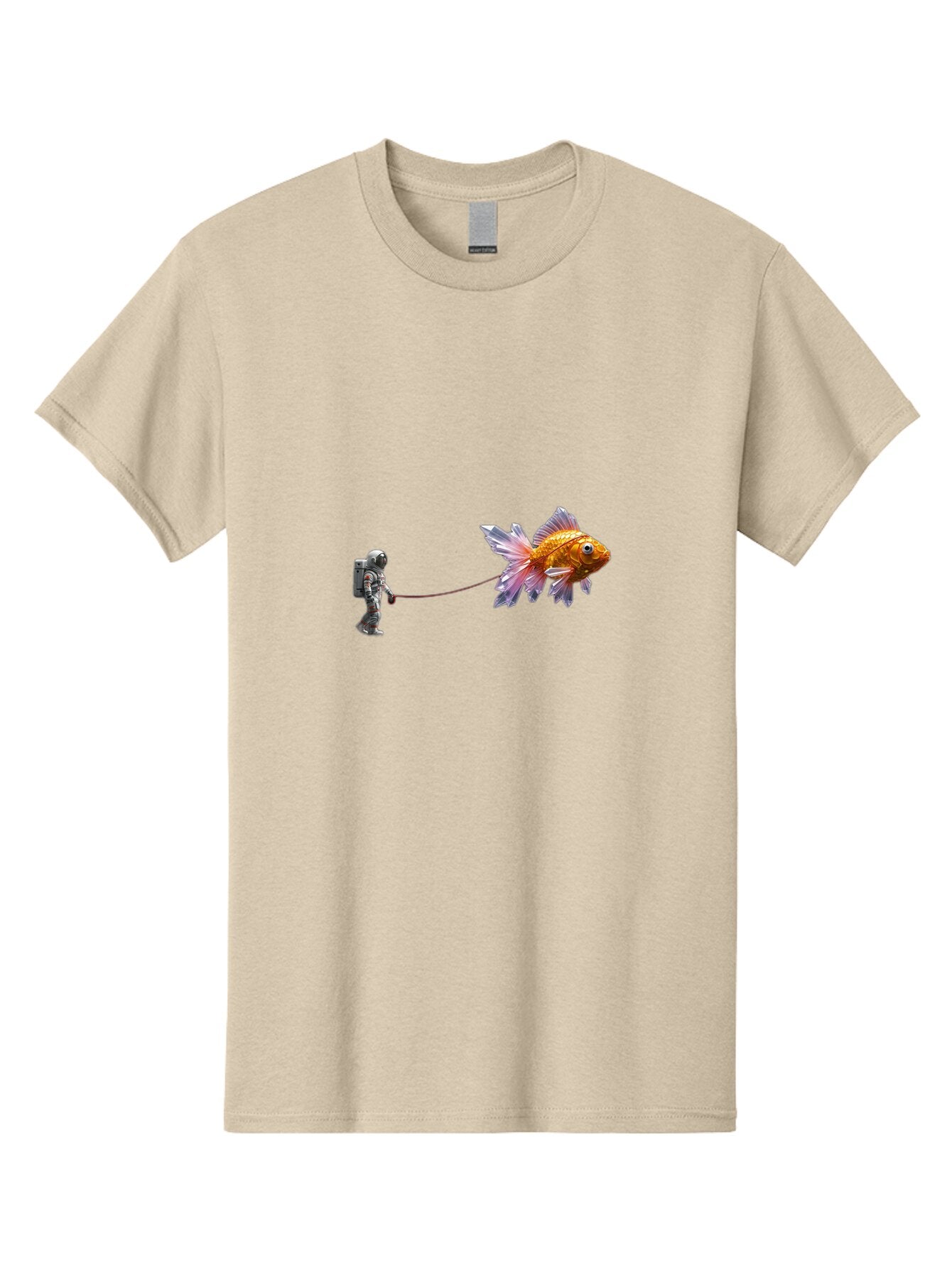 Astronaut-Walking-Goldfish-10 Men'S Graphic Tee, 100% Cotton, Comfortable Casual Summer Wear, Machine Washable, Vintage Camera, Old Camera, Antique Camera, Black Camera, Classic Photography, Photography Equipment, Nostalgic Device, Bao088 4