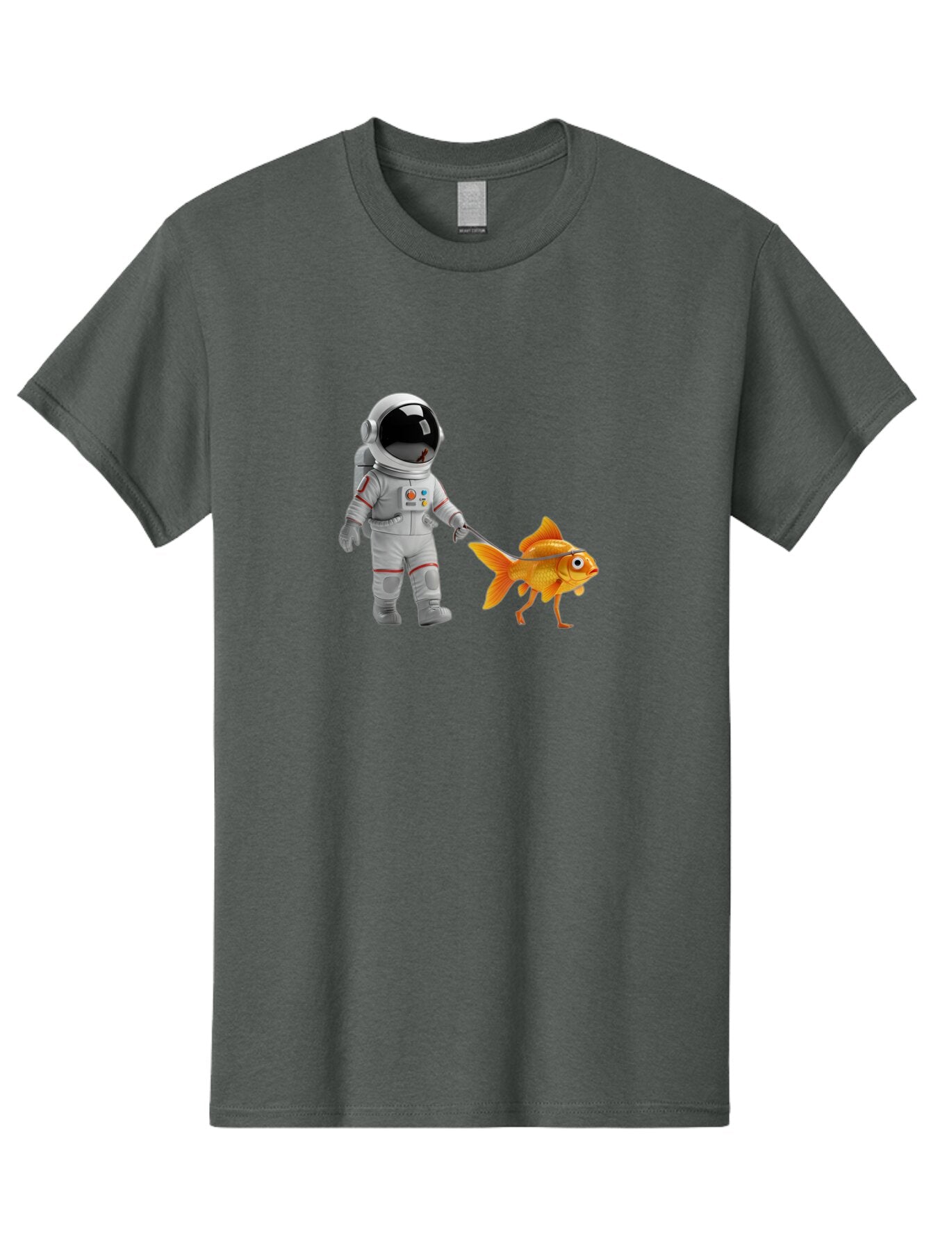 Astronaut-Walking-Goldfish-2 Men'S Graphic Tee, 100% Cotton, Comfortable Casual Summer Wear, Machine Washable, Vintage Camera, Old Camera, Antique Camera, Black Camera, Classic Photography, Photography Equipment, Nostalgic Device, Film Camera, Bao089 3