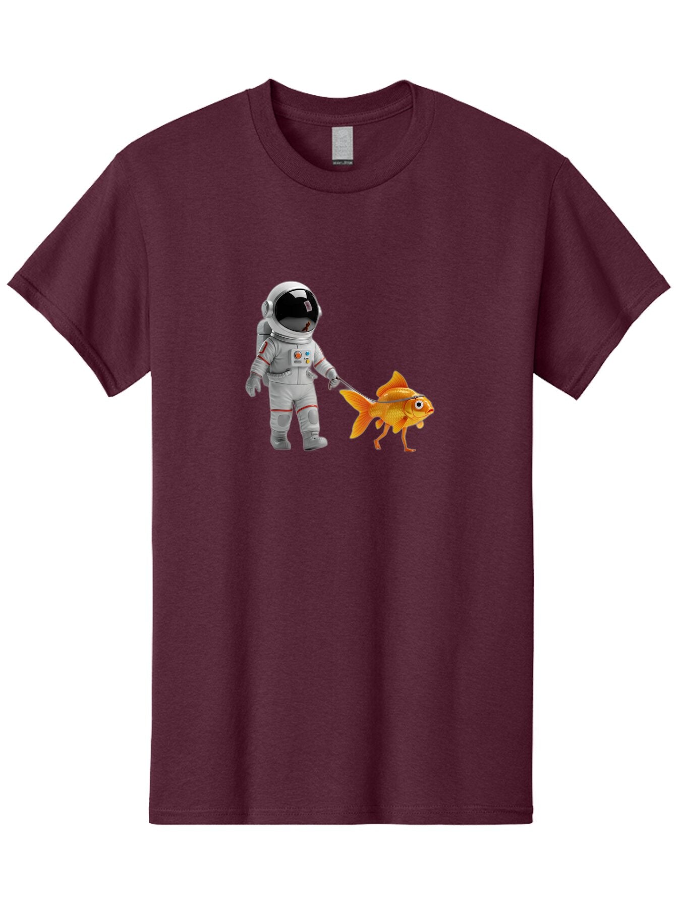 Astronaut-Walking-Goldfish-2 Men'S Graphic Tee, 100% Cotton, Comfortable Casual Summer Wear, Machine Washable, Vintage Camera, Old Camera, Antique Camera, Black Camera, Classic Photography, Photography Equipment, Nostalgic Device, Film Camera, Bao089 11
